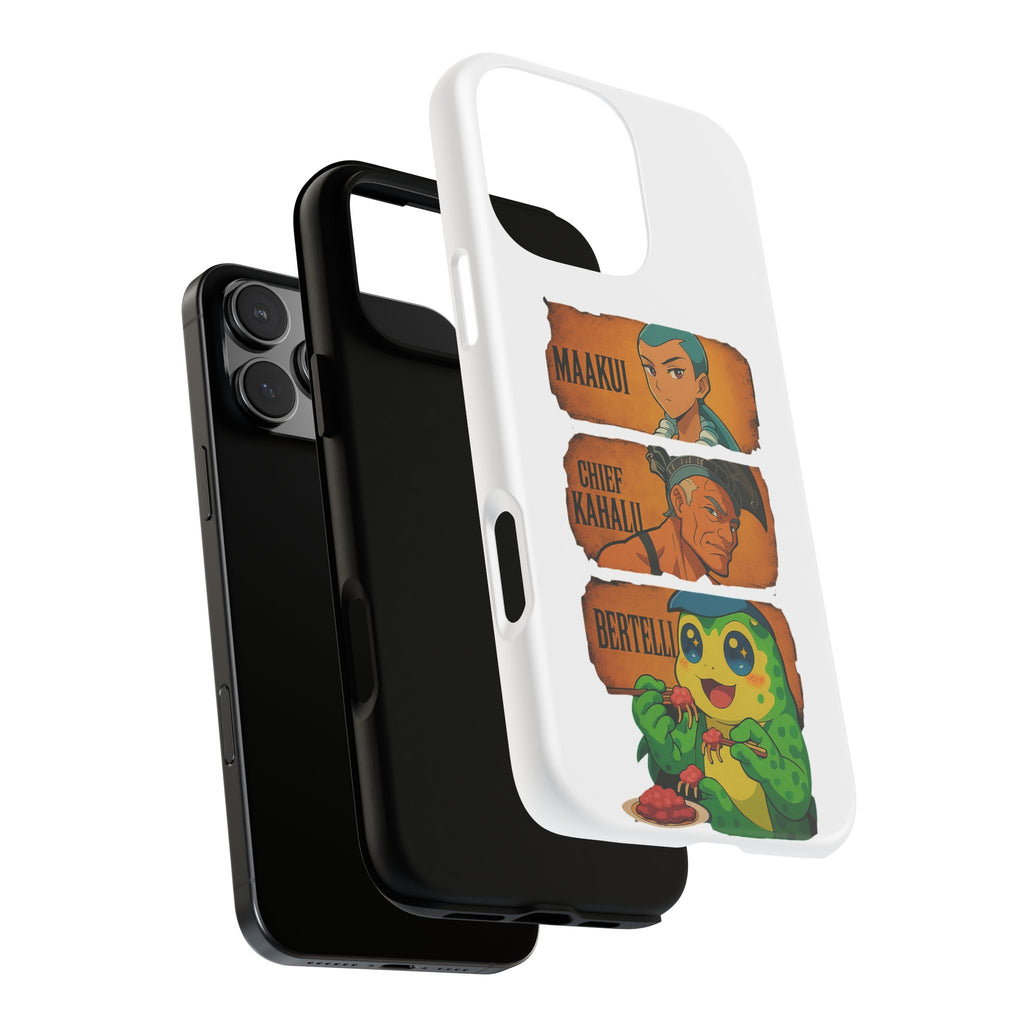 Tough Cases - Anime Phone Case Featuring Maakui, Chief Kahaili, and Bertelli, Great Gift for Fans, Personalized, Trendy, Durable