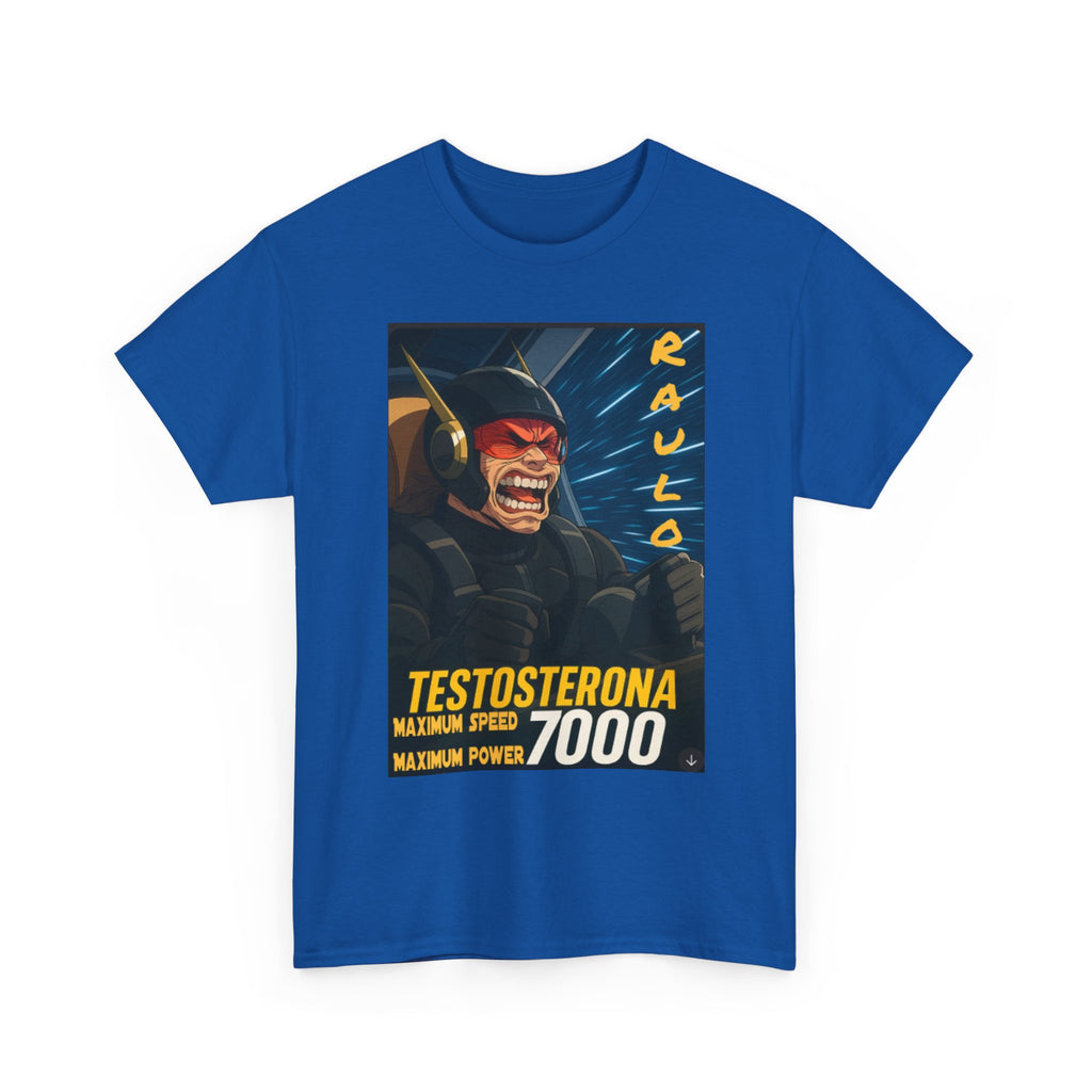 Sci-Fi Anime Raulo Testosterona Tee, Da Guv Book Fan Shirt, Unisex Cotton Top, Gift for Sci-Fi Lovers, Tee for Anime Enthusiasts