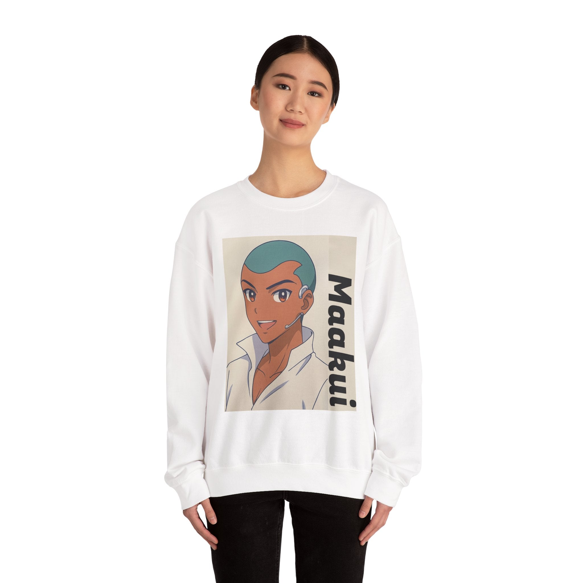 Maakui, anime character Crewneck Sweatshirt - Perfect for Everyday Wear, Unique Gift, Cozy Fashion
