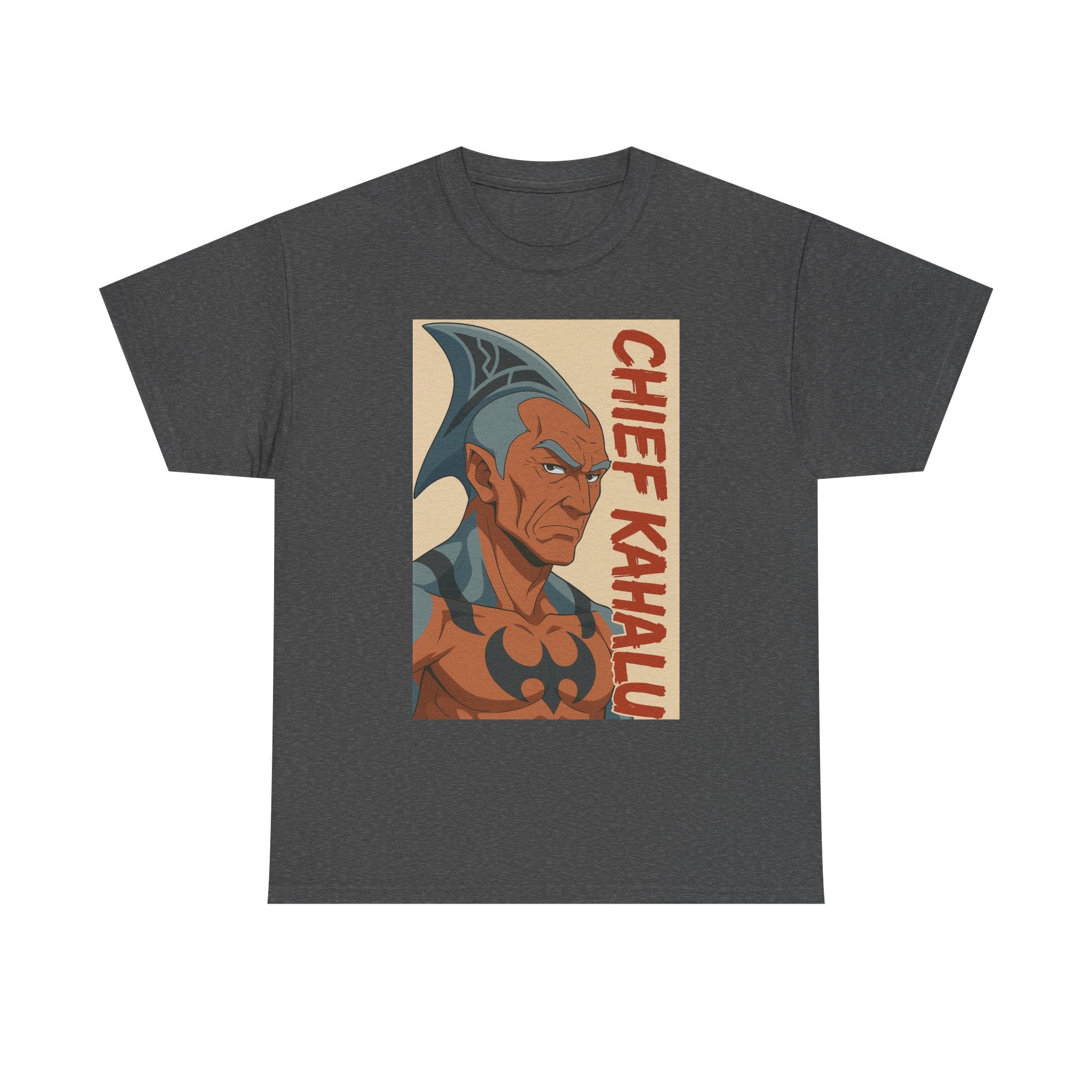 Chief Kahalu Graphic Tee, Unisex Heavy Cotton Shirt, Casual Wear, Gift for Fans, Graphic T-Shirt for Collectors