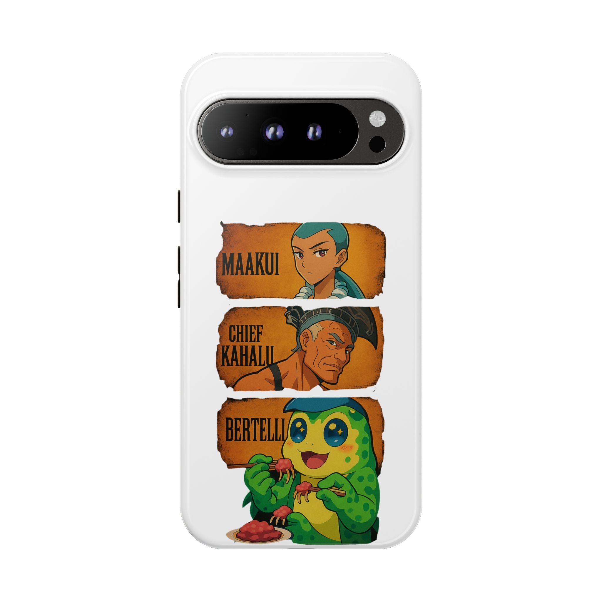 Tough Cases - Anime Phone Case Featuring Maakui, Chief Kahaili, and Bertelli, Great Gift for Fans, Personalized, Trendy, Durable