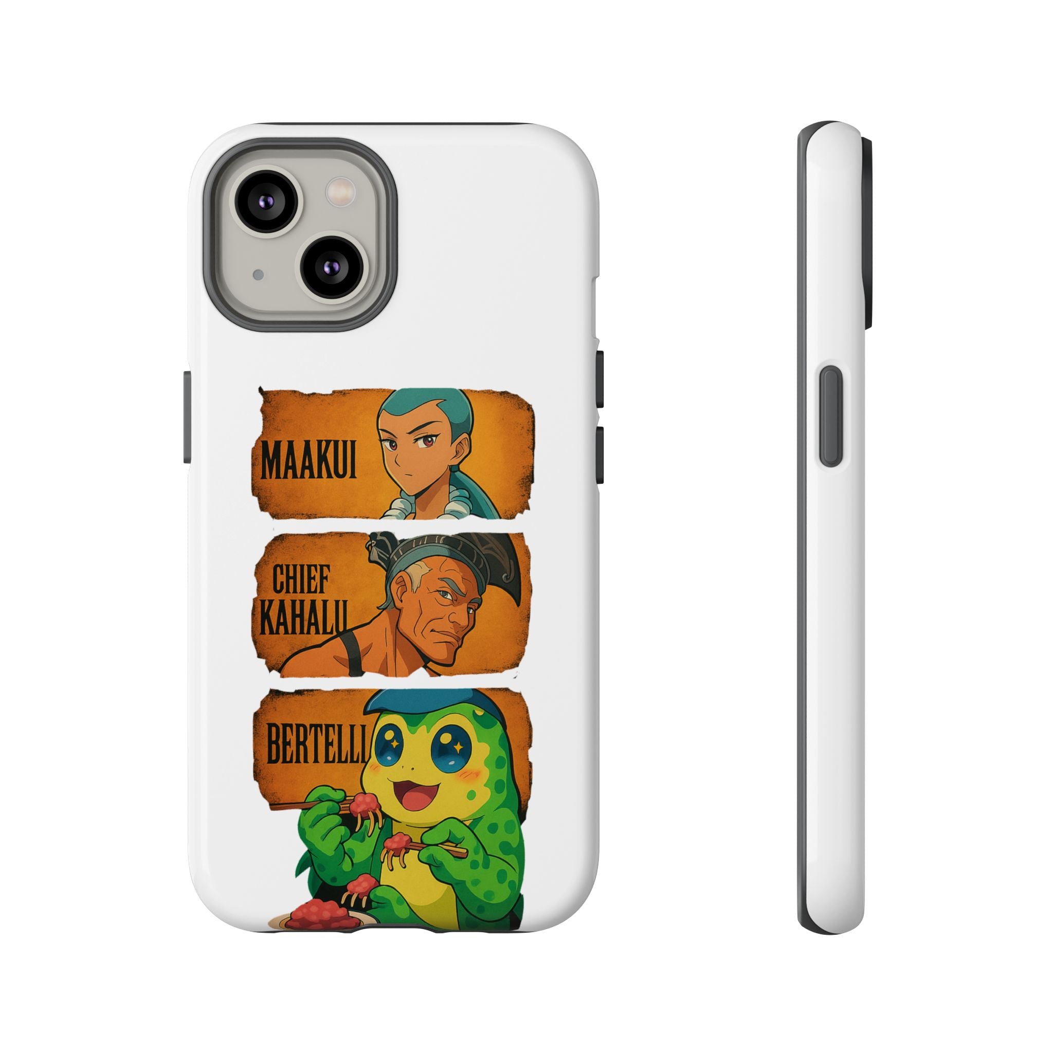 Tough Cases - Anime Phone Case Featuring Maakui, Chief Kahaili, and Bertelli, Great Gift for Fans, Personalized, Trendy, Durable