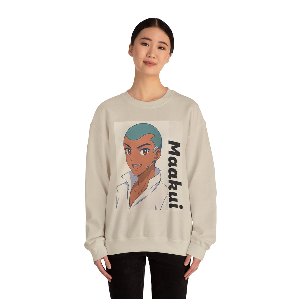 Maakui, anime character Crewneck Sweatshirt - Perfect for Everyday Wear, Unique Gift, Cozy Fashion
