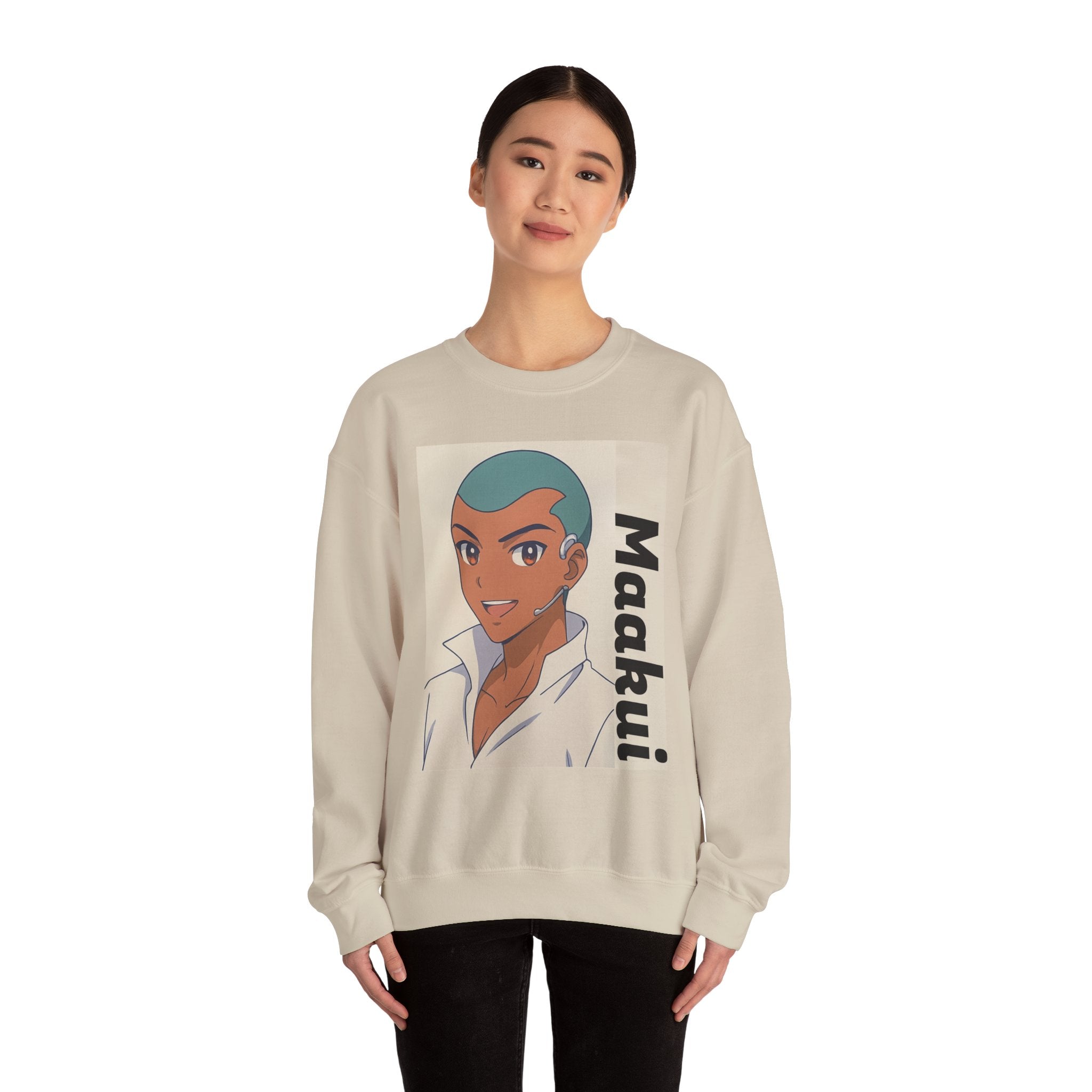 Maakui, anime character Crewneck Sweatshirt - Perfect for Everyday Wear, Unique Gift, Cozy Fashion