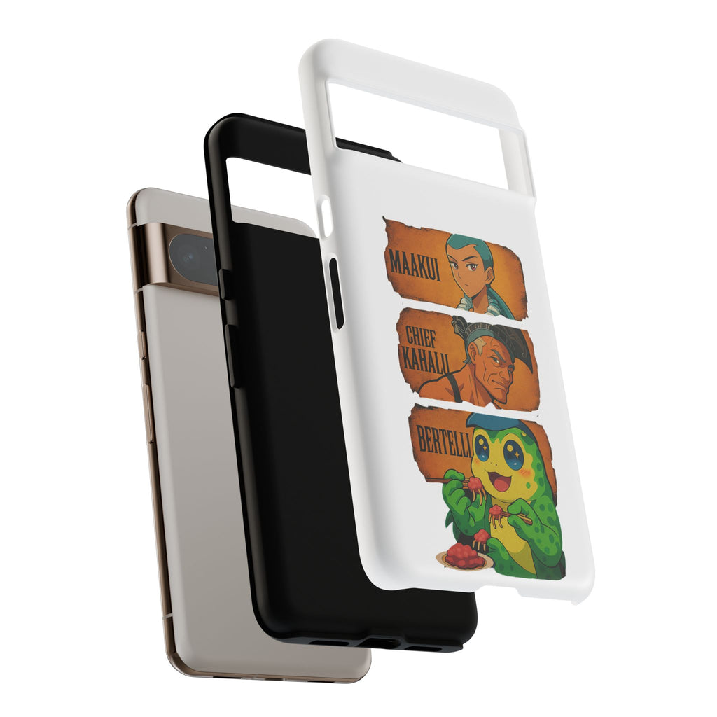 Tough Cases - Anime Phone Case Featuring Maakui, Chief Kahaili, and Bertelli, Great Gift for Fans, Personalized, Trendy, Durable