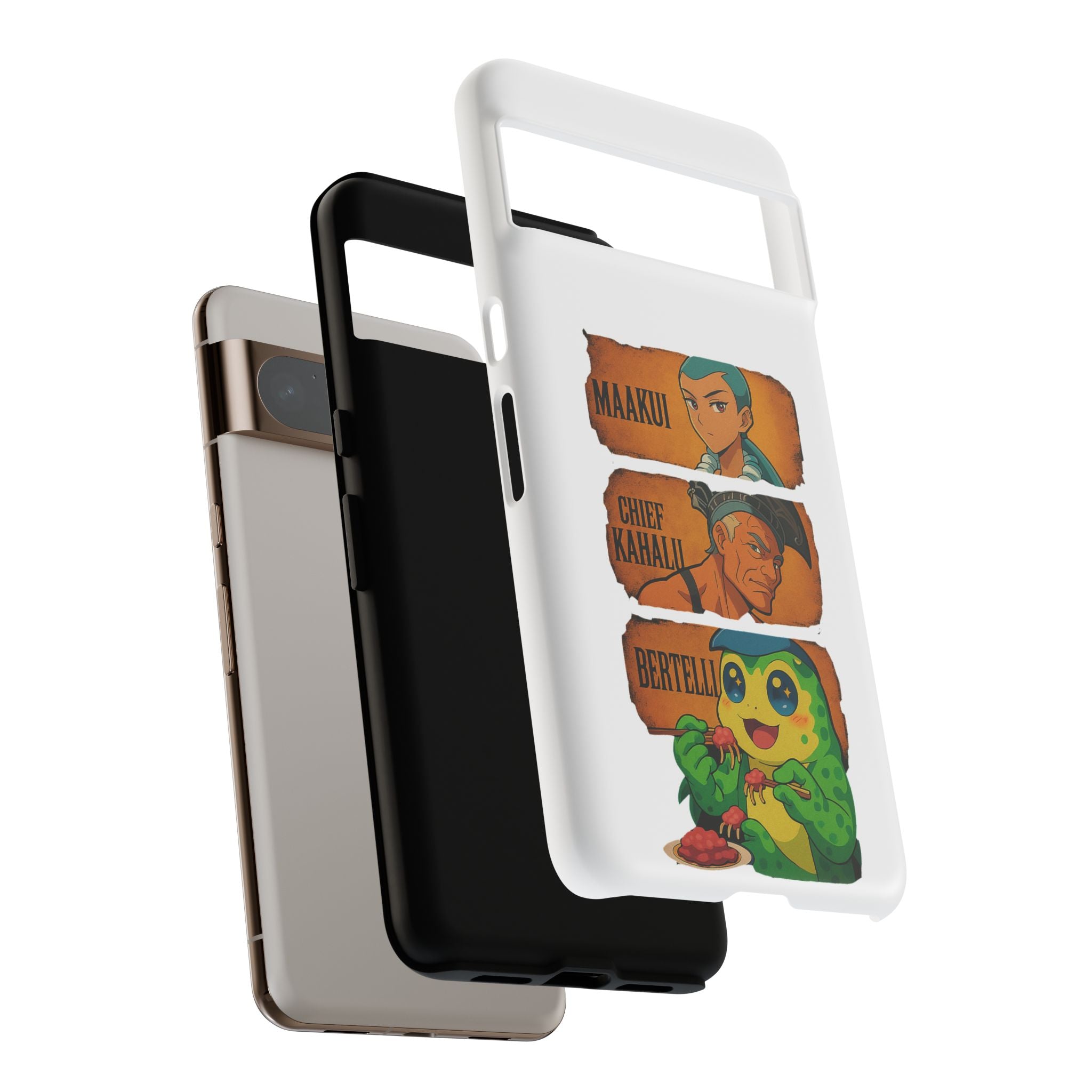 Tough Cases - Anime Phone Case Featuring Maakui, Chief Kahaili, and Bertelli, Great Gift for Fans, Personalized, Trendy, Durable