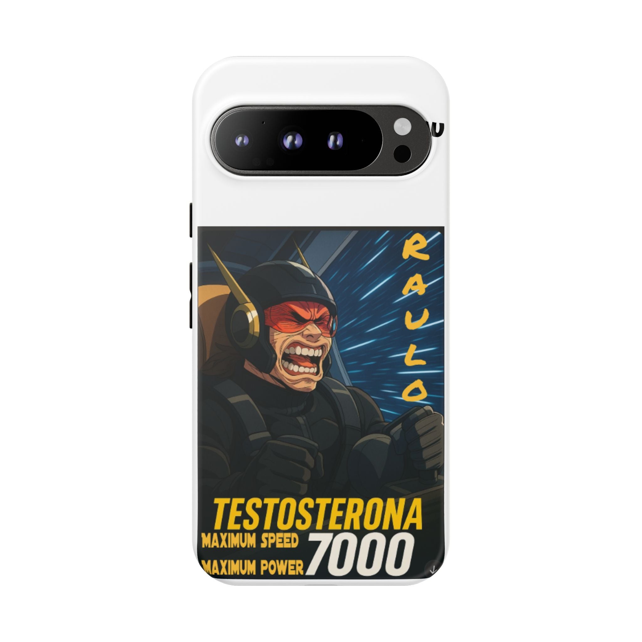 Anime Raulo Tough Cases - Sci-Fi Book Theme, Testosterona 7000, Phone Cover, Protective Shell, Unique Design, Gift for Sci-Fi Fans