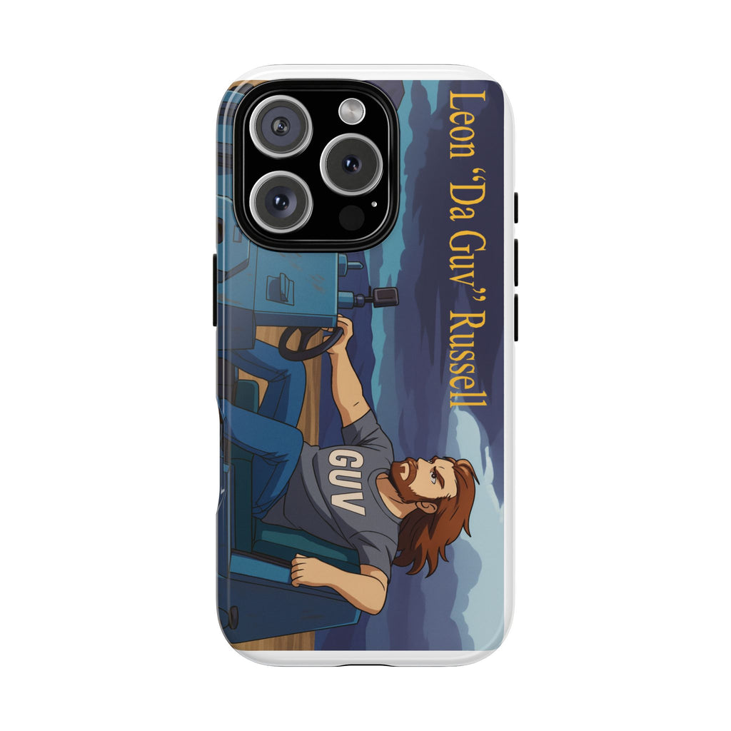 Phone Cases, Tough Phone Covers, Book Character Fan Gift, Sci-Fi Tank Art, Leon 'Da Guv' Russell Design