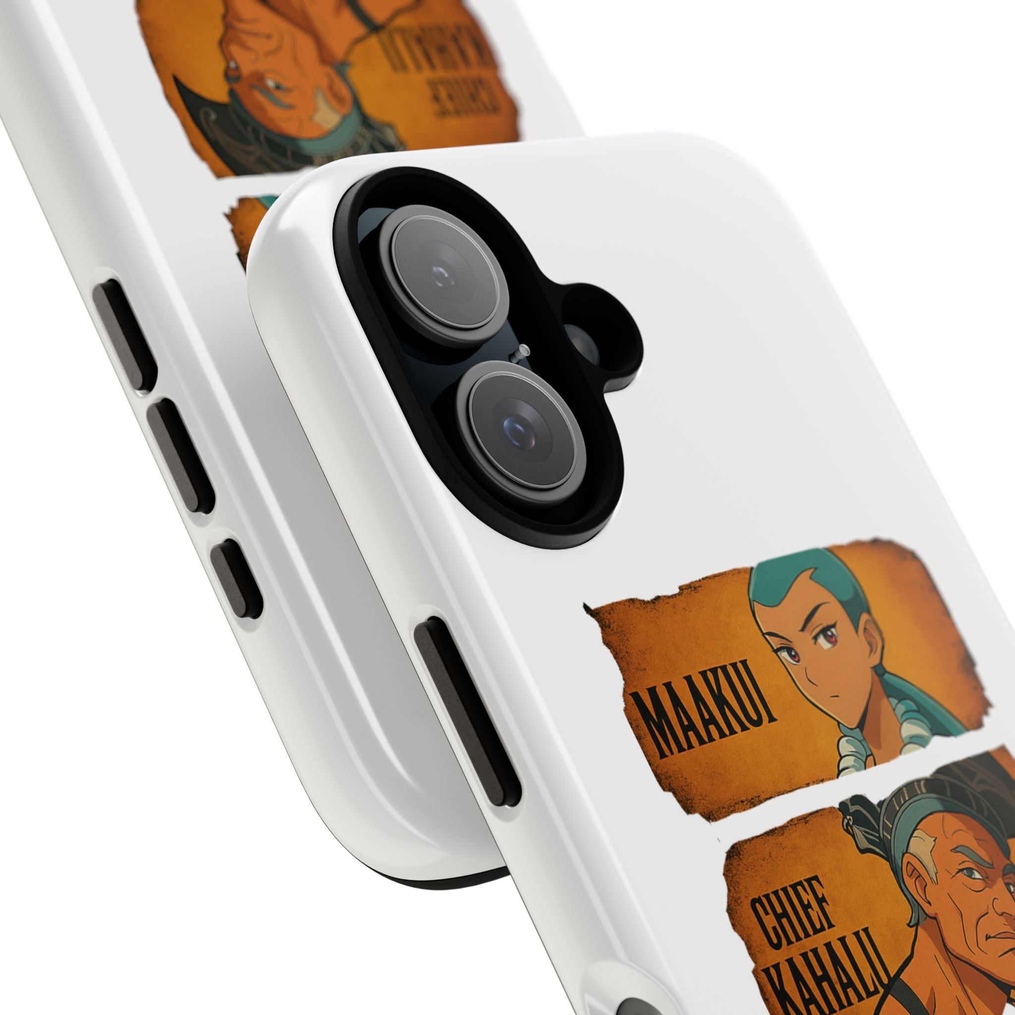 Tough Cases - Anime Phone Case Featuring Maakui, Chief Kahaili, and Bertelli, Great Gift for Fans, Personalized, Trendy, Durable
