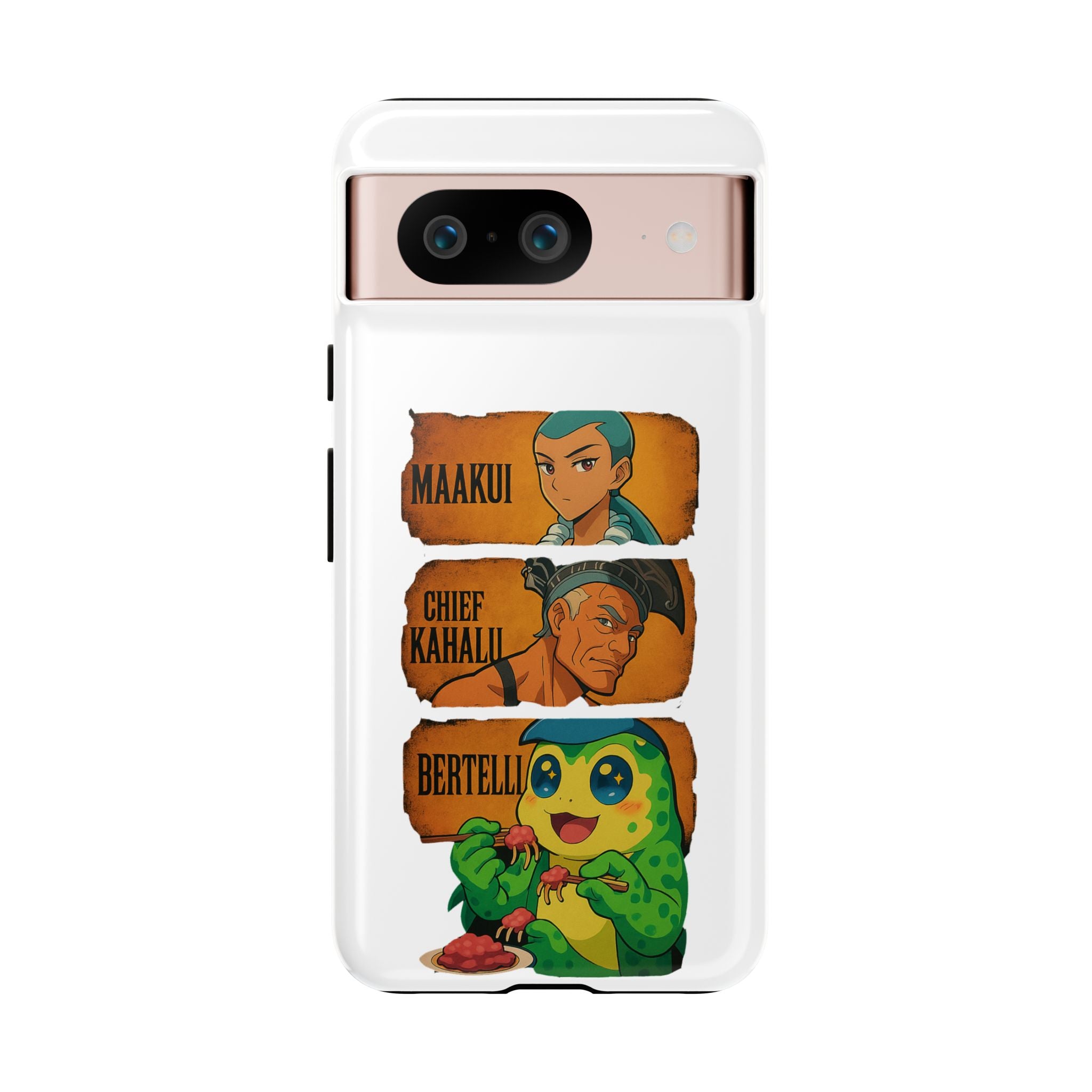 Tough Cases - Anime Phone Case Featuring Maakui, Chief Kahaili, and Bertelli, Great Gift for Fans, Personalized, Trendy, Durable