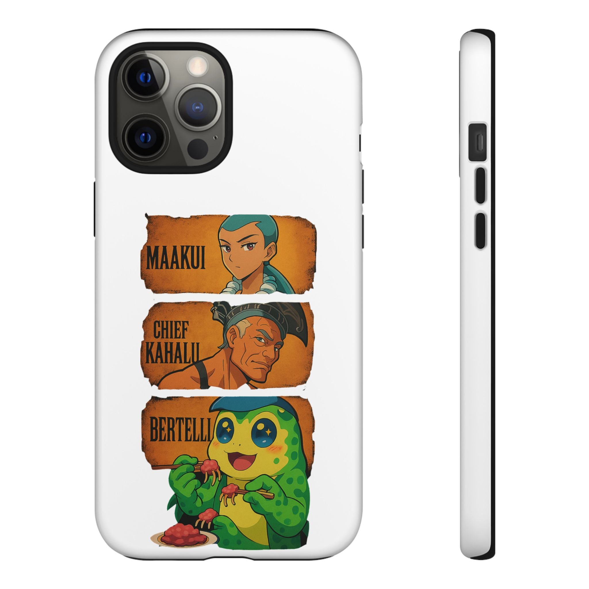 Tough Cases - Anime Phone Case Featuring Maakui, Chief Kahaili, and Bertelli, Great Gift for Fans, Personalized, Trendy, Durable