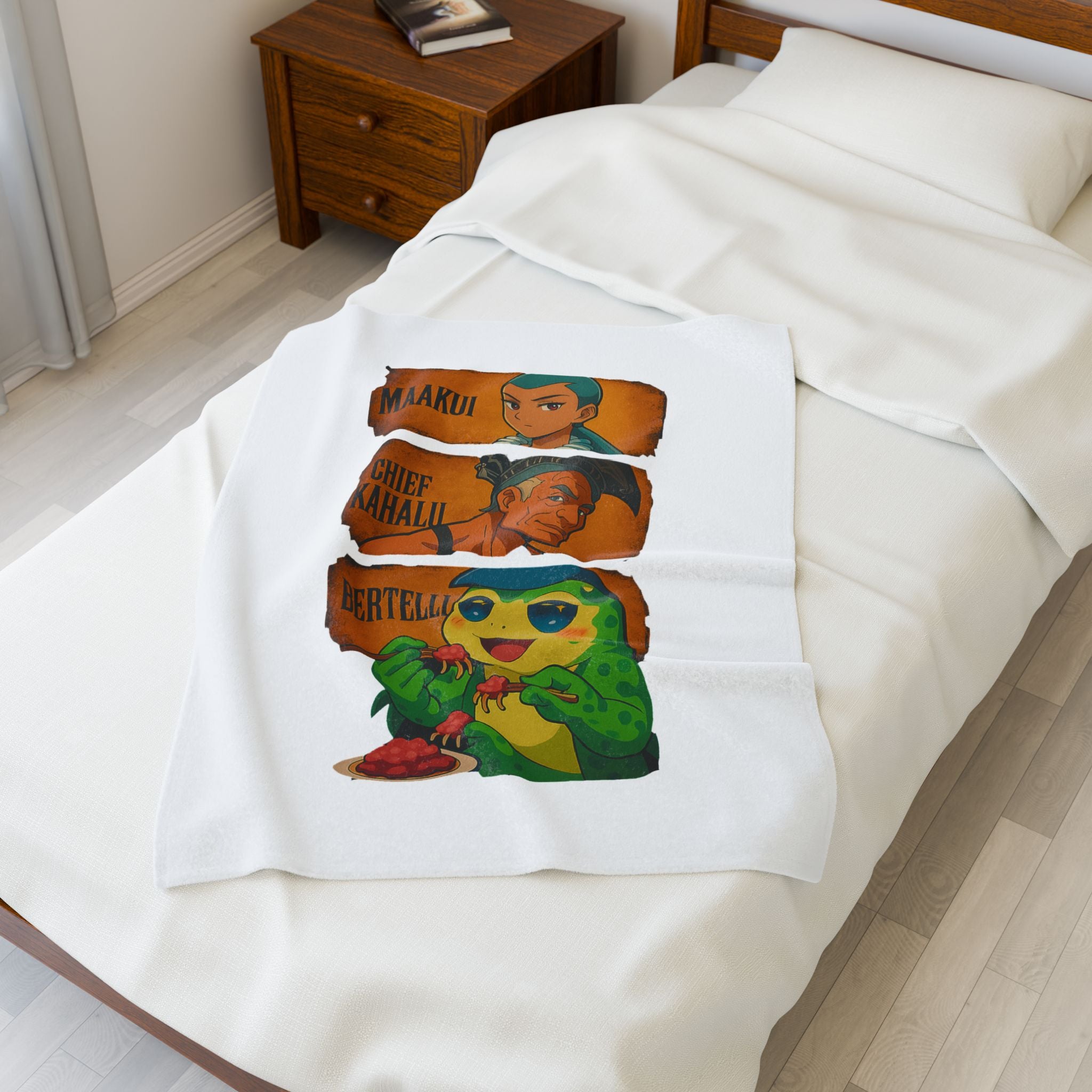 Cozy Velveteen Plush Blanket with Anime Characters - Perfect Gift for Fans, Home Decor, Movie Nights, Birthdays, Holidays