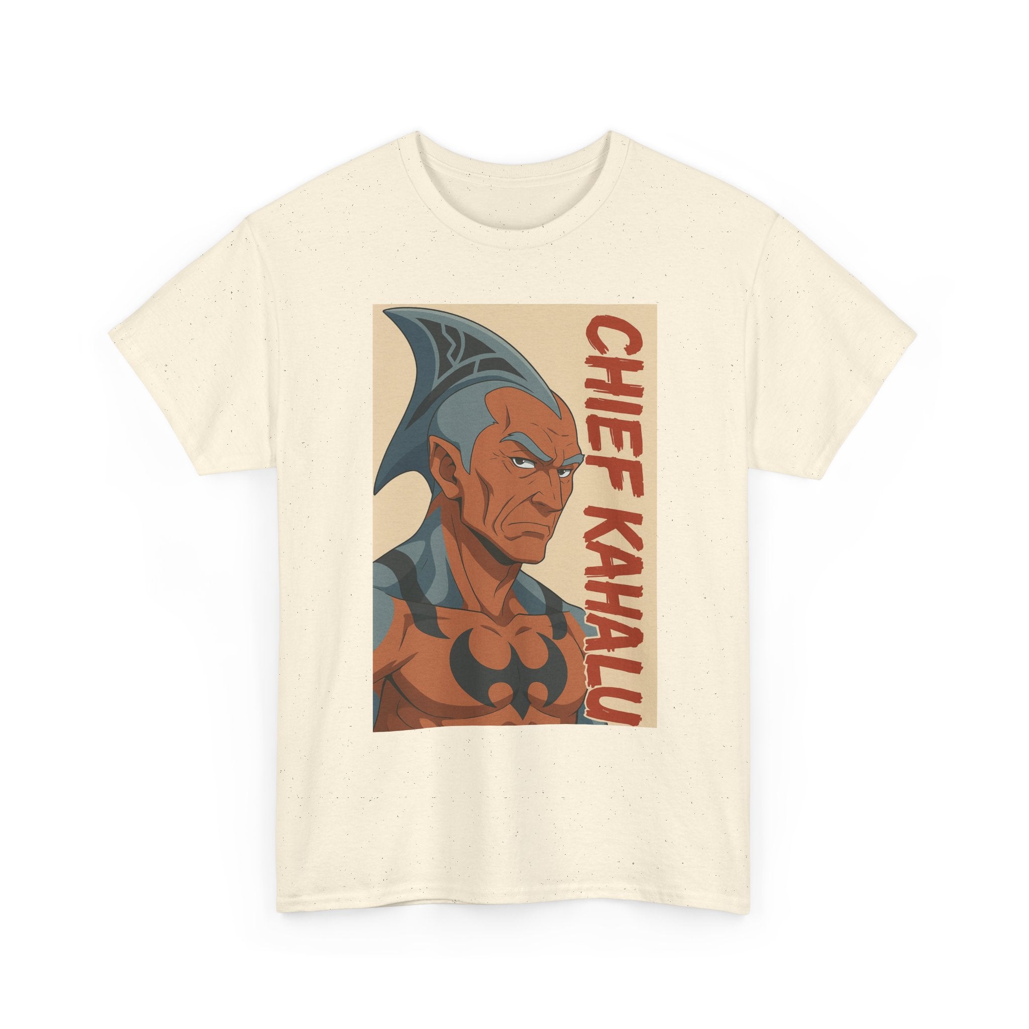 Chief Kahalu Graphic Tee, Unisex Heavy Cotton Shirt, Casual Wear, Gift for Fans, Graphic T-Shirt for Collectors
