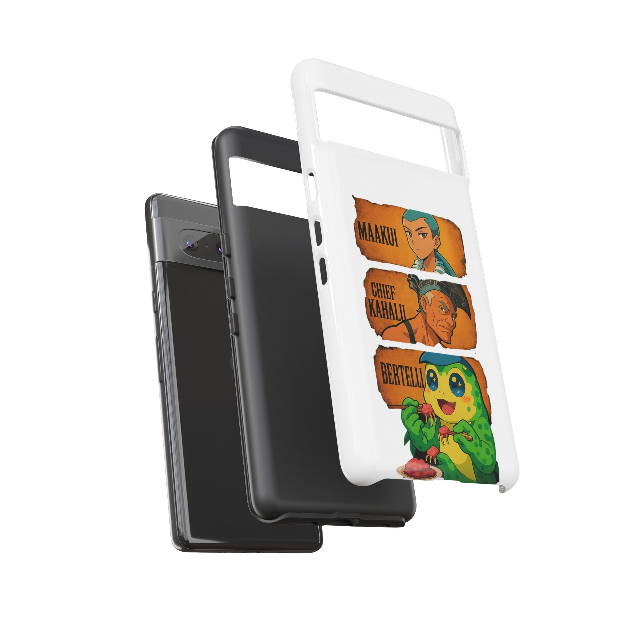 Tough Cases - Anime Phone Case Featuring Maakui, Chief Kahaili, and Bertelli, Great Gift for Fans, Personalized, Trendy, Durable