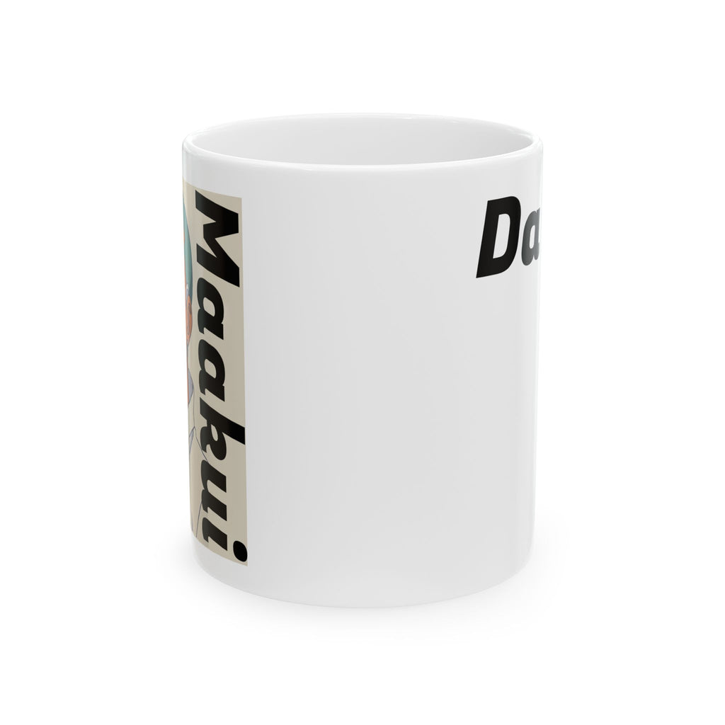 Stylish Ceramic Mug with Trendy Art Design, Perfect Gift for Coffee Lovers, Unique Decor, Art Collector's Mug, Ideal for Birthdays