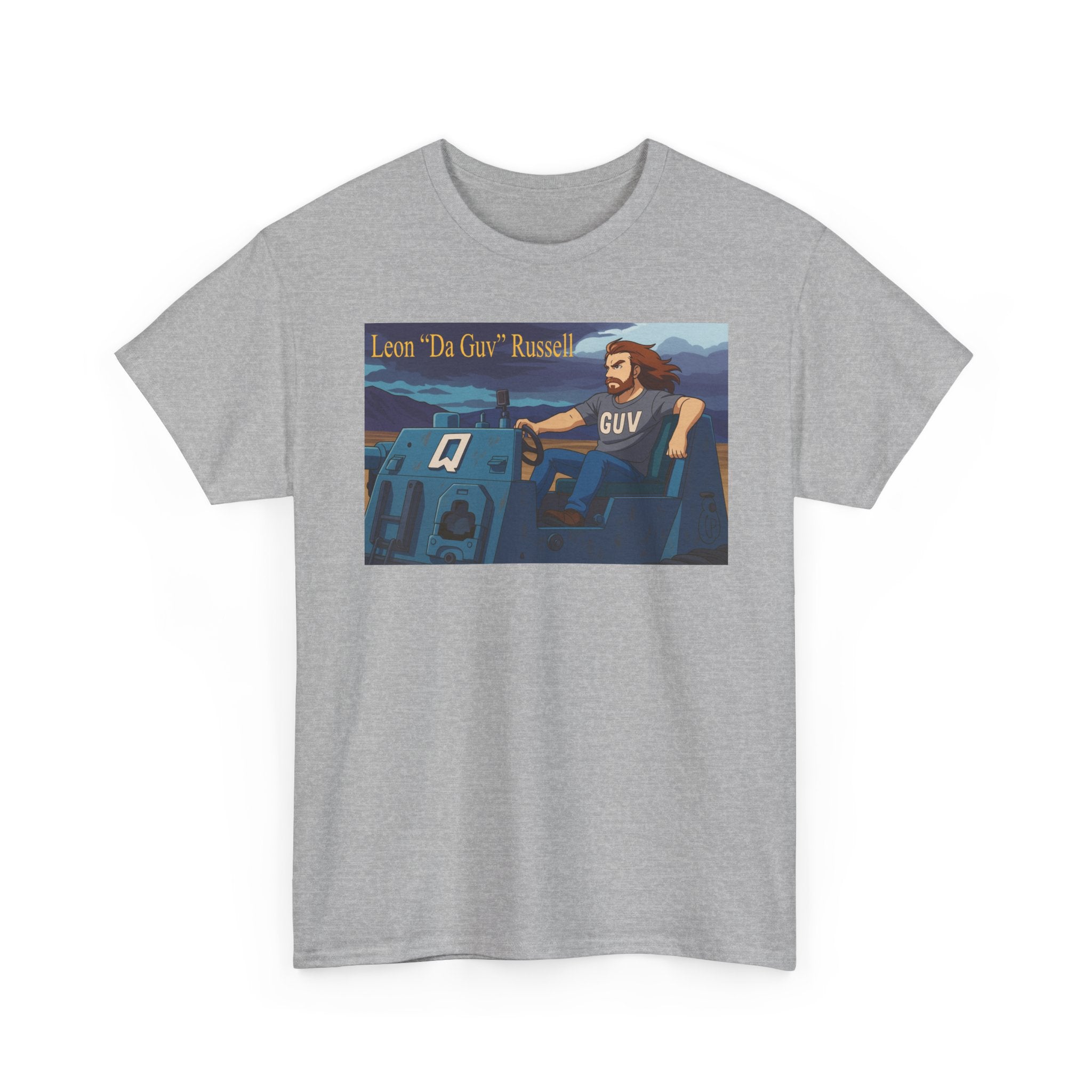 Sci-Fi Tank Driver Unisex Tee, Leon 'Da Guv' Russell, 'Da Guv' Book Fan Apparel, Graphic Tee, Cosplay Shirt, Pop Culture Tee