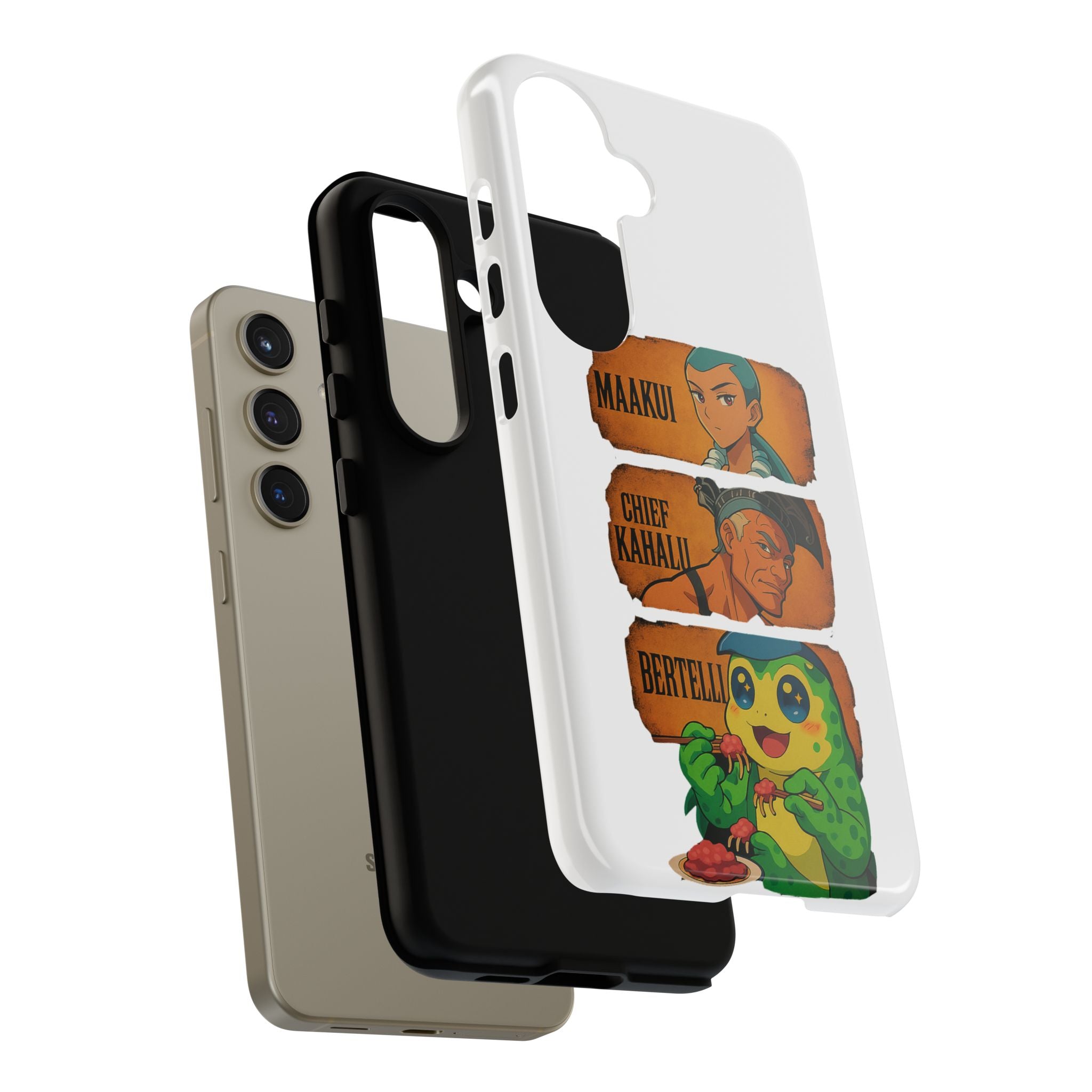Tough Cases - Anime Phone Case Featuring Maakui, Chief Kahaili, and Bertelli, Great Gift for Fans, Personalized, Trendy, Durable