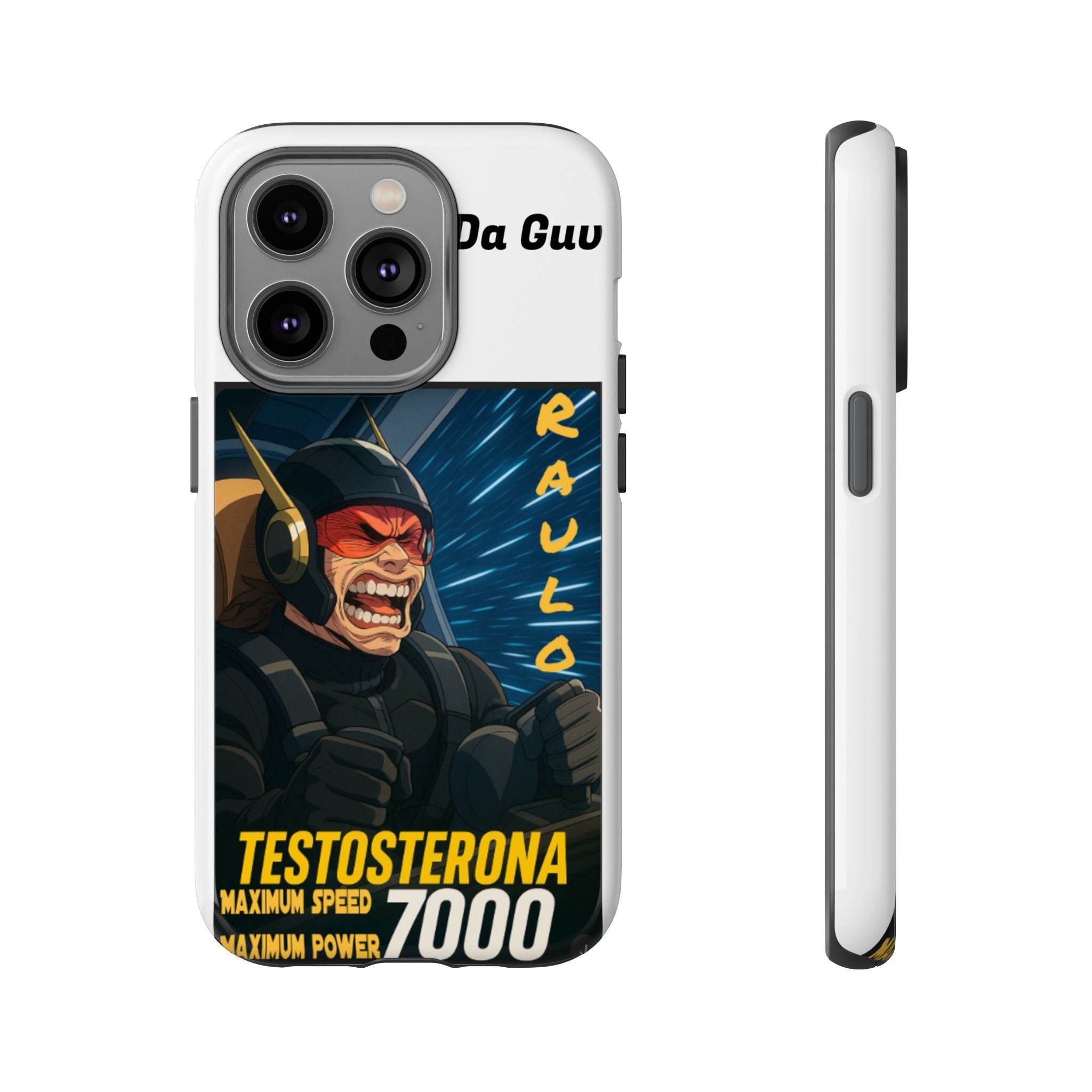 Anime Raulo Tough Cases - Sci-Fi Book Theme, Testosterona 7000, Phone Cover, Protective Shell, Unique Design, Gift for Sci-Fi Fans