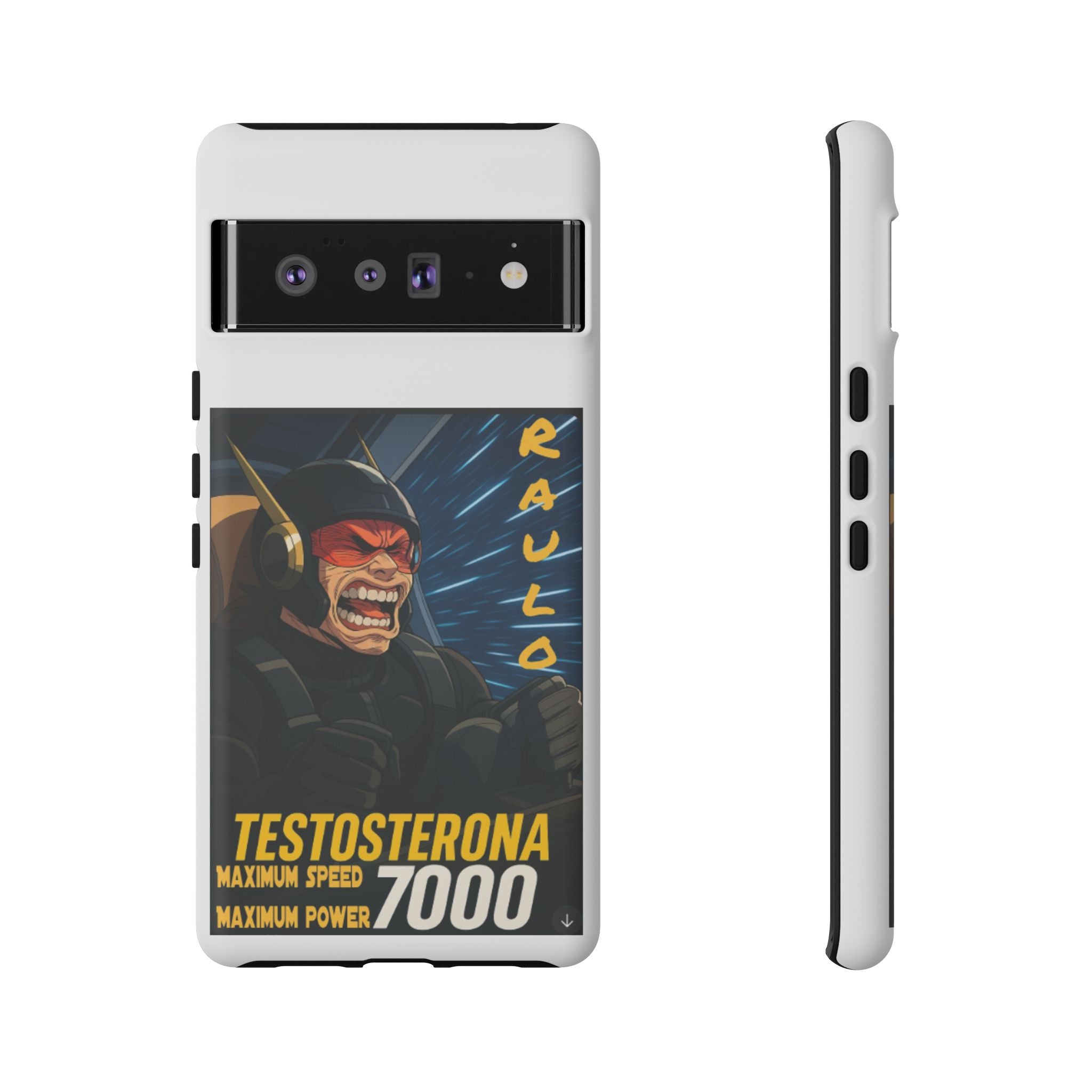 Anime Raulo Tough Cases - Sci-Fi Book Theme, Testosterona 7000, Phone Cover, Protective Shell, Unique Design, Gift for Sci-Fi Fans