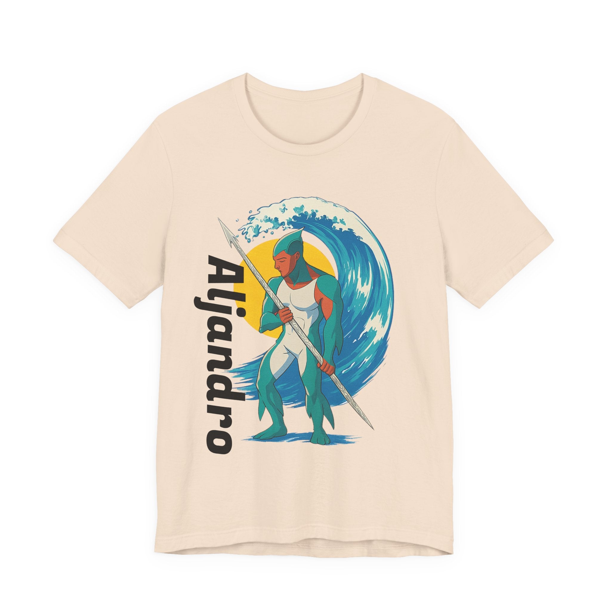 Aljandro Wave Warrior T-Shirt — Personalized 'Aljandro' Surf Guardian Tee