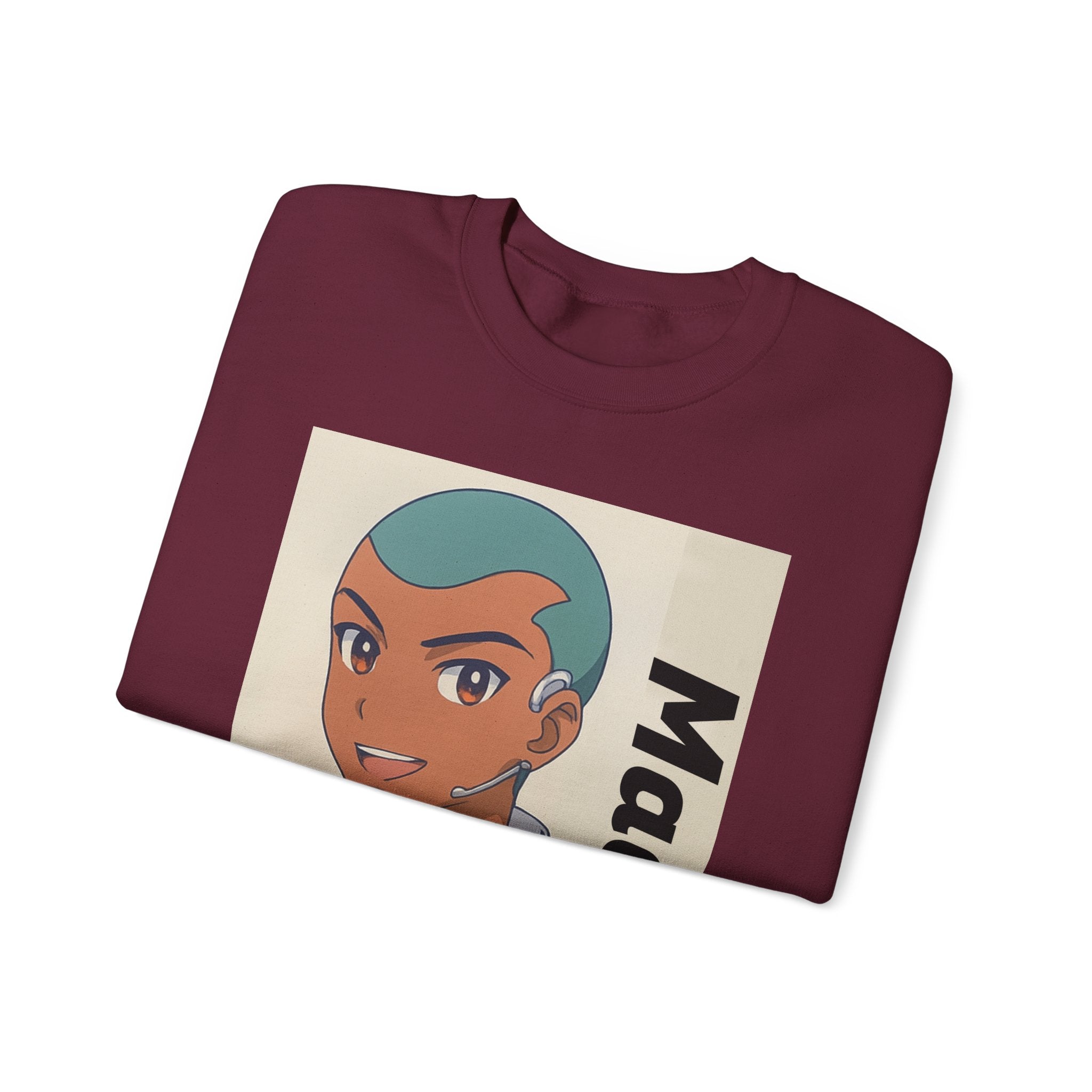Maakui, anime character Crewneck Sweatshirt - Perfect for Everyday Wear, Unique Gift, Cozy Fashion