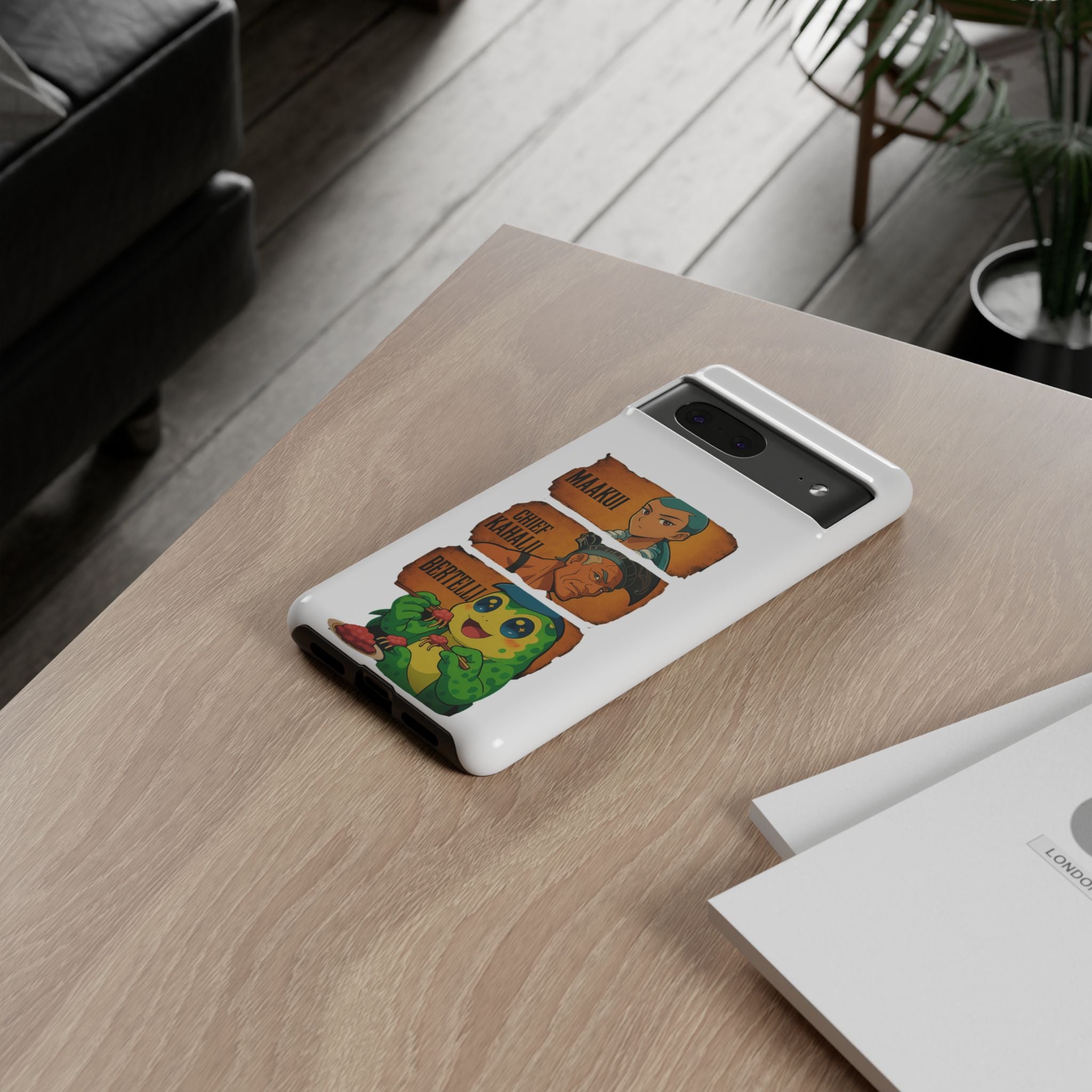 Tough Cases - Anime Phone Case Featuring Maakui, Chief Kahaili, and Bertelli, Great Gift for Fans, Personalized, Trendy, Durable