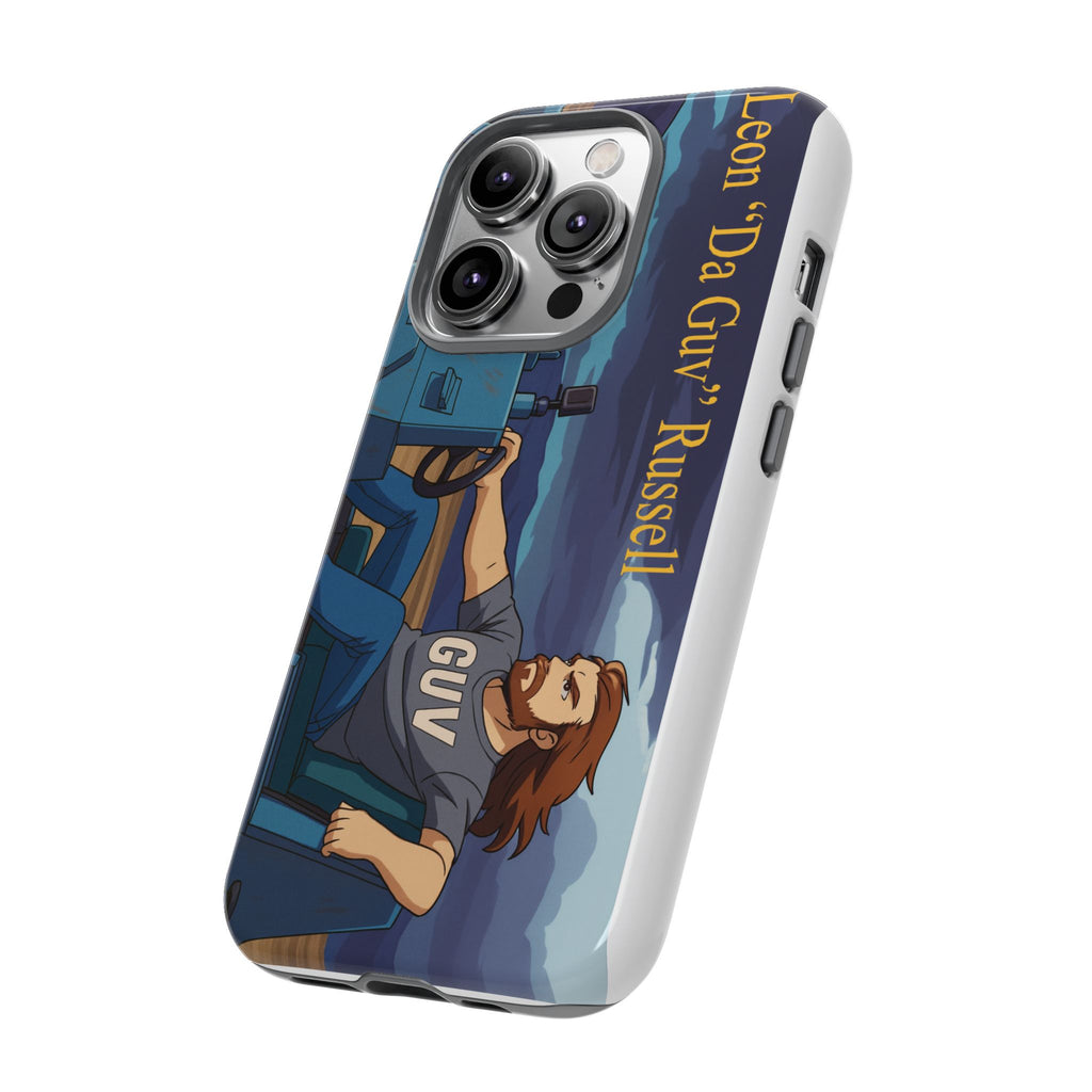 Phone Cases, Tough Phone Covers, Book Character Fan Gift, Sci-Fi Tank Art, Leon 'Da Guv' Russell Design
