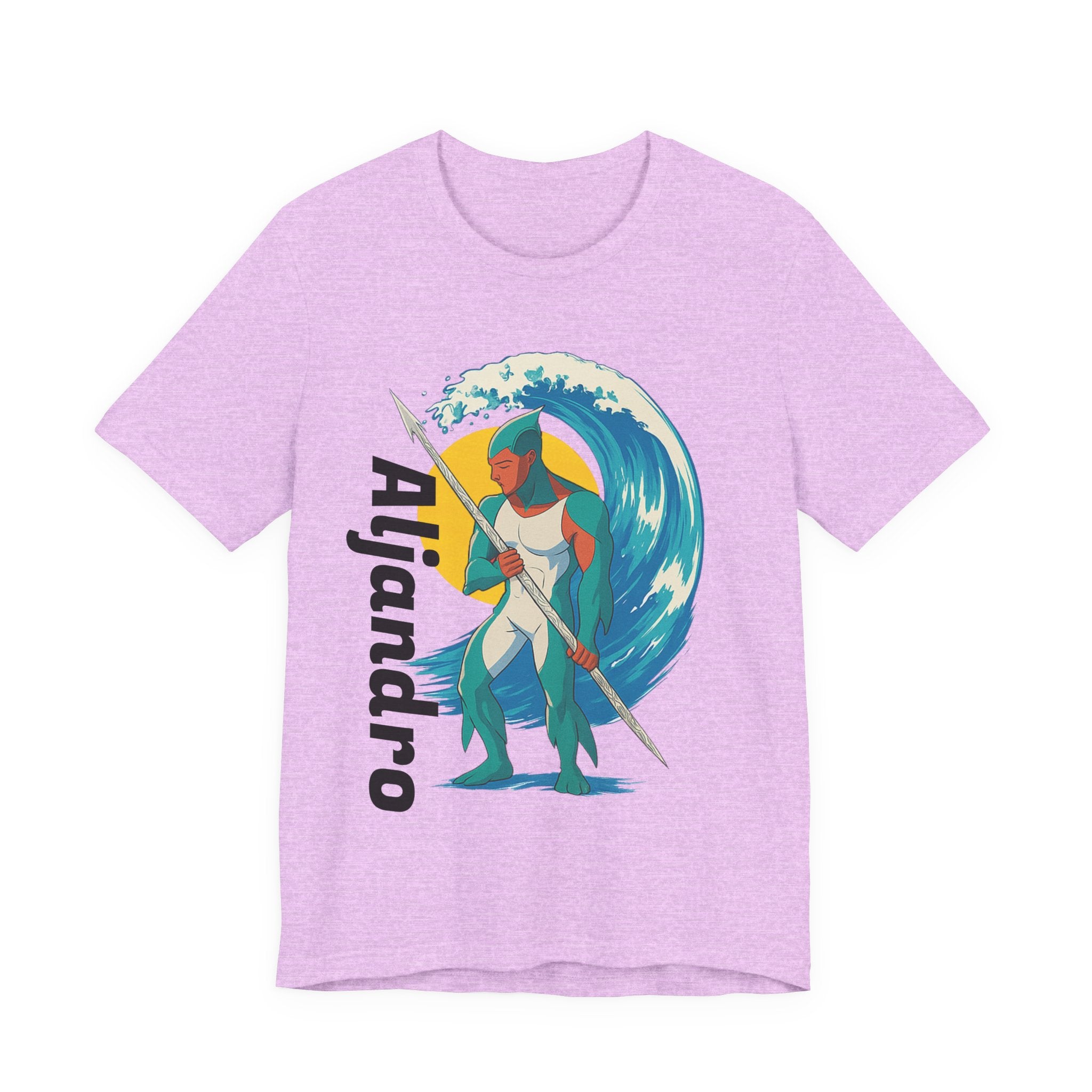 Aljandro Wave Warrior T-Shirt — Personalized 'Aljandro' Surf Guardian Tee