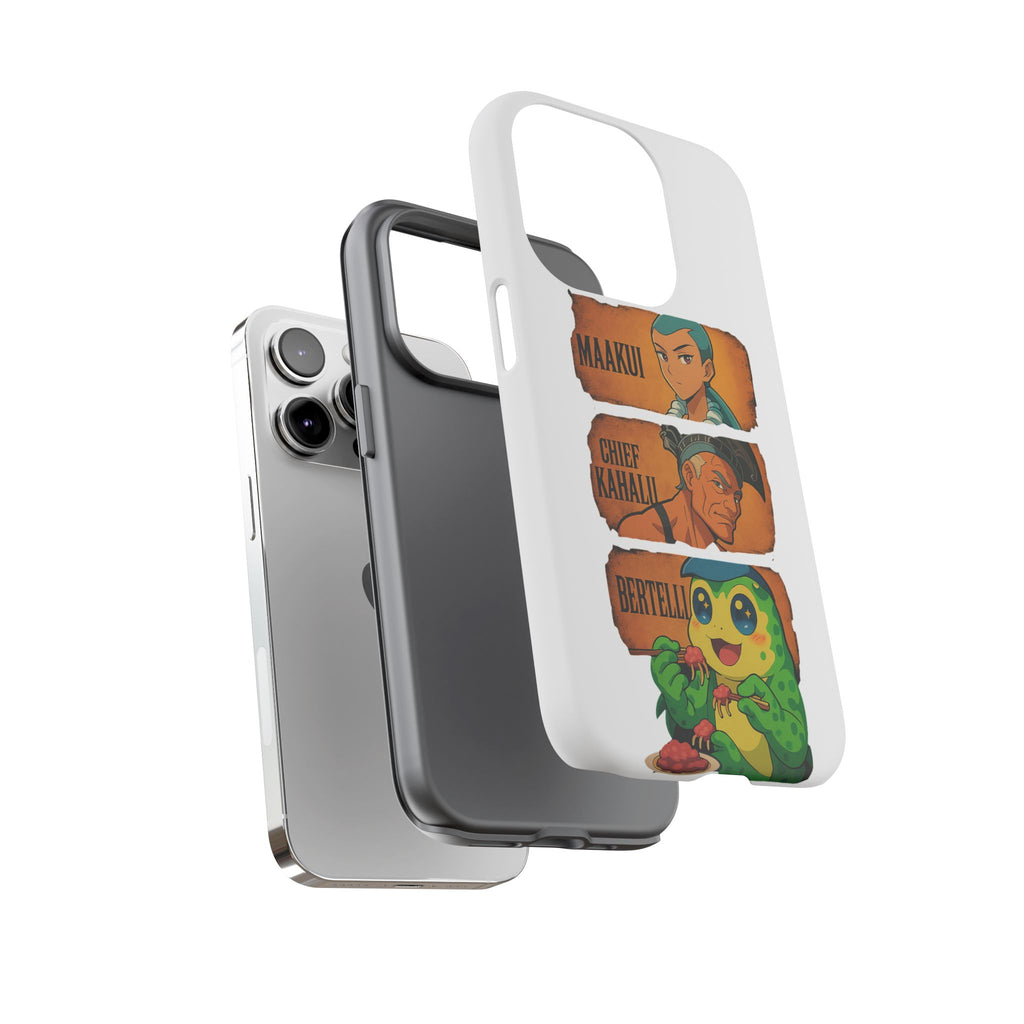 Tough Cases - Anime Phone Case Featuring Maakui, Chief Kahaili, and Bertelli, Great Gift for Fans, Personalized, Trendy, Durable