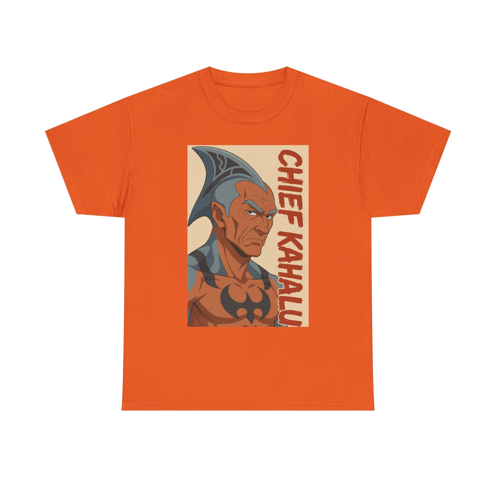Chief Kahalu Graphic Tee, Unisex Heavy Cotton Shirt, Casual Wear, Gift for Fans, Graphic T-Shirt for Collectors