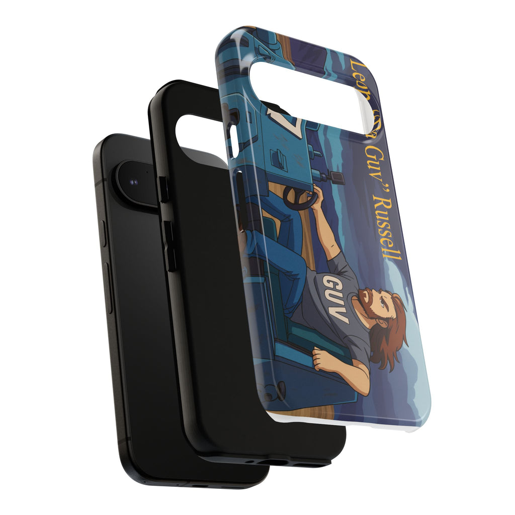 Phone Cases, Tough Phone Covers, Book Character Fan Gift, Sci-Fi Tank Art, Leon 'Da Guv' Russell Design