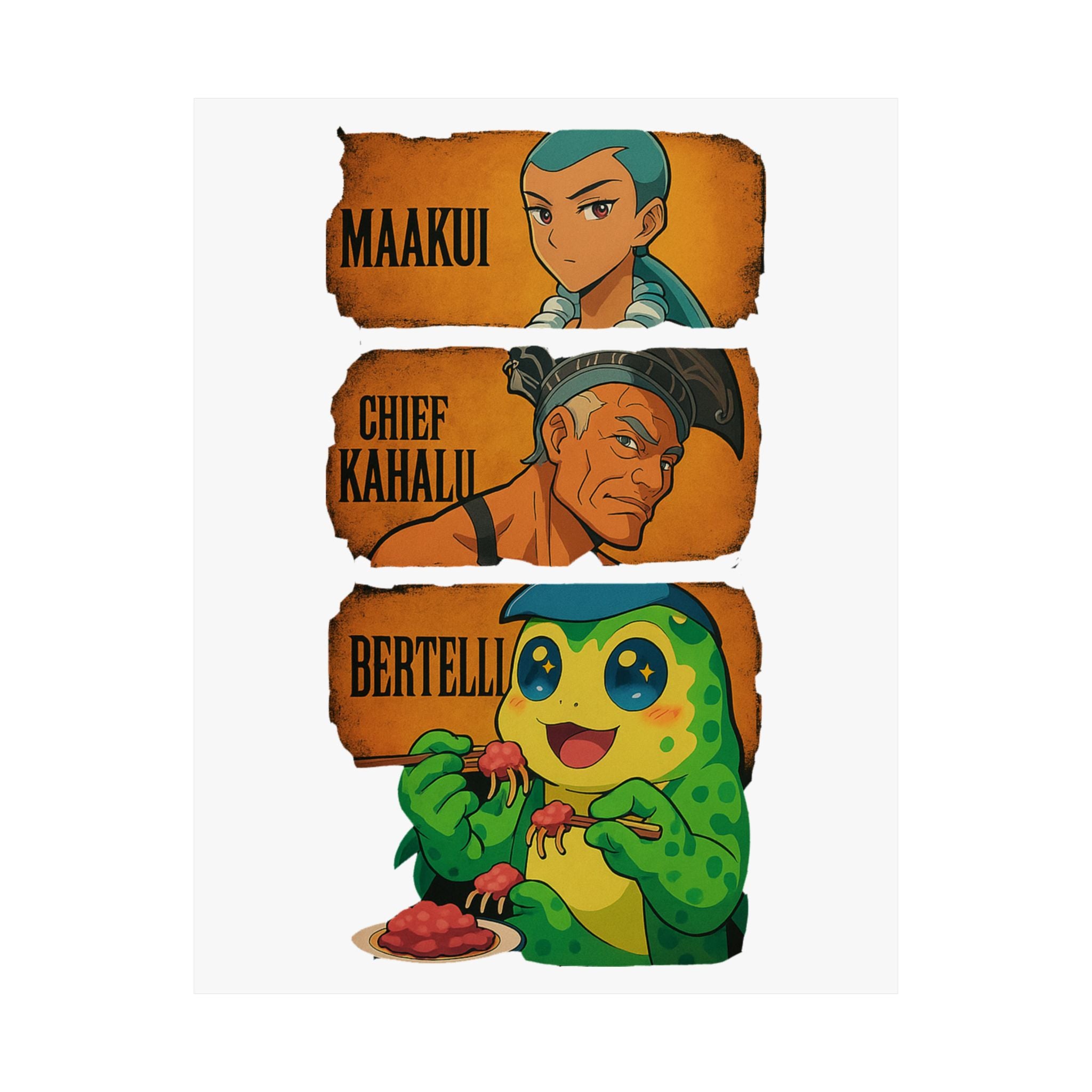 Whimsical Character Posters, Art Prints for Kids, Nature Decor, Anime Wall Art, Unique Home Decoration