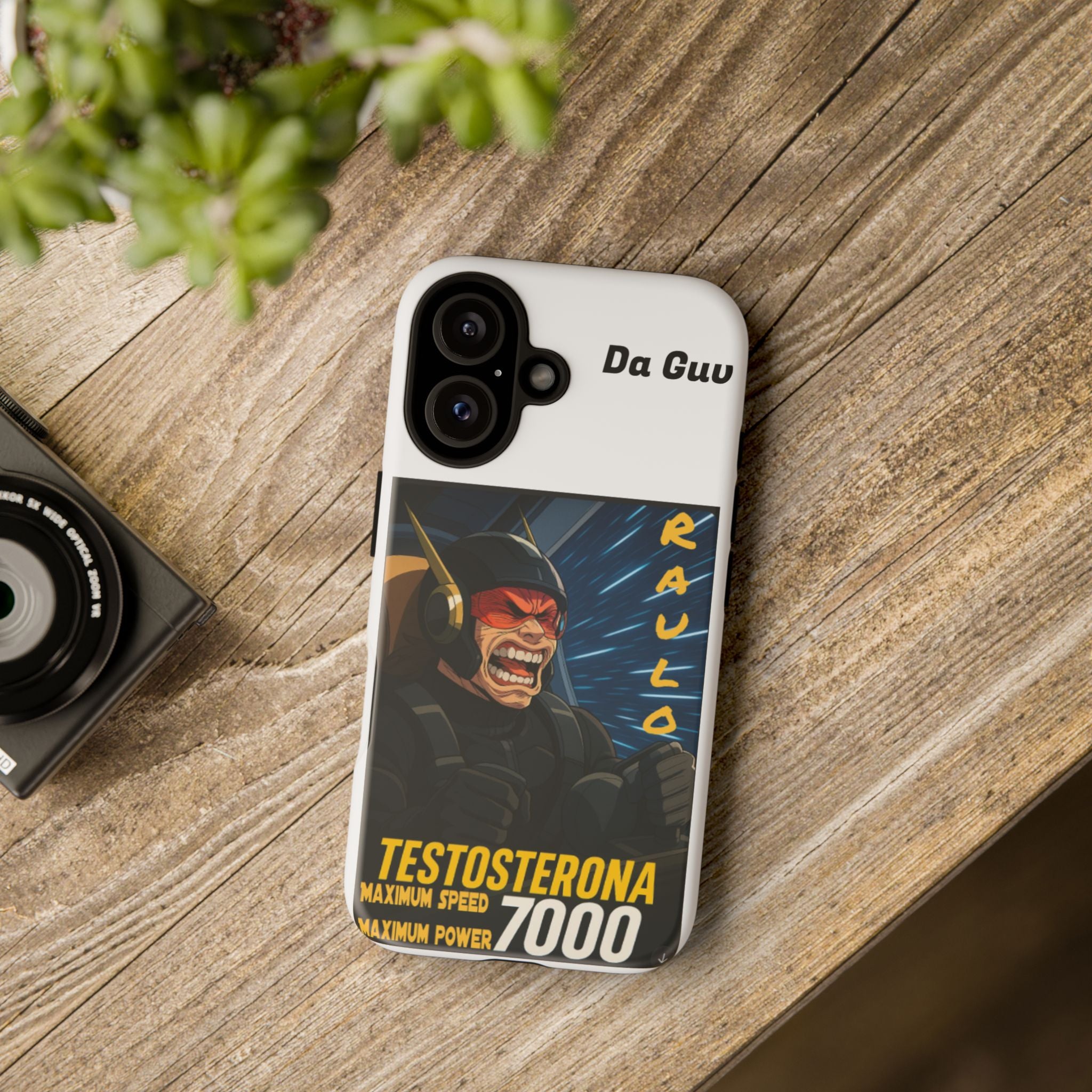 Anime Raulo Tough Cases - Sci-Fi Book Theme, Testosterona 7000, Phone Cover, Protective Shell, Unique Design, Gift for Sci-Fi Fans