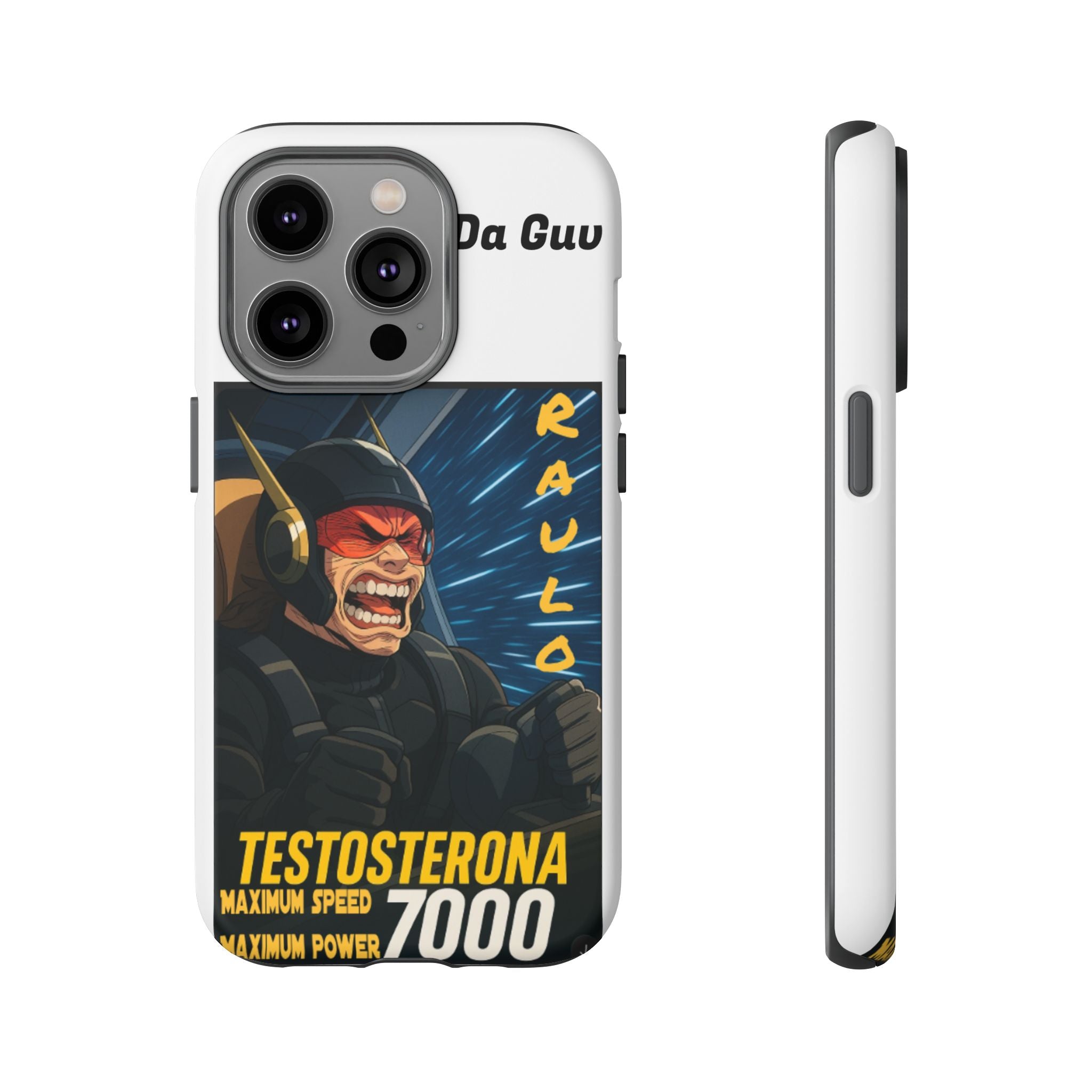 Anime Raulo Tough Cases - Sci-Fi Book Theme, Testosterona 7000, Phone Cover, Protective Shell, Unique Design, Gift for Sci-Fi Fans