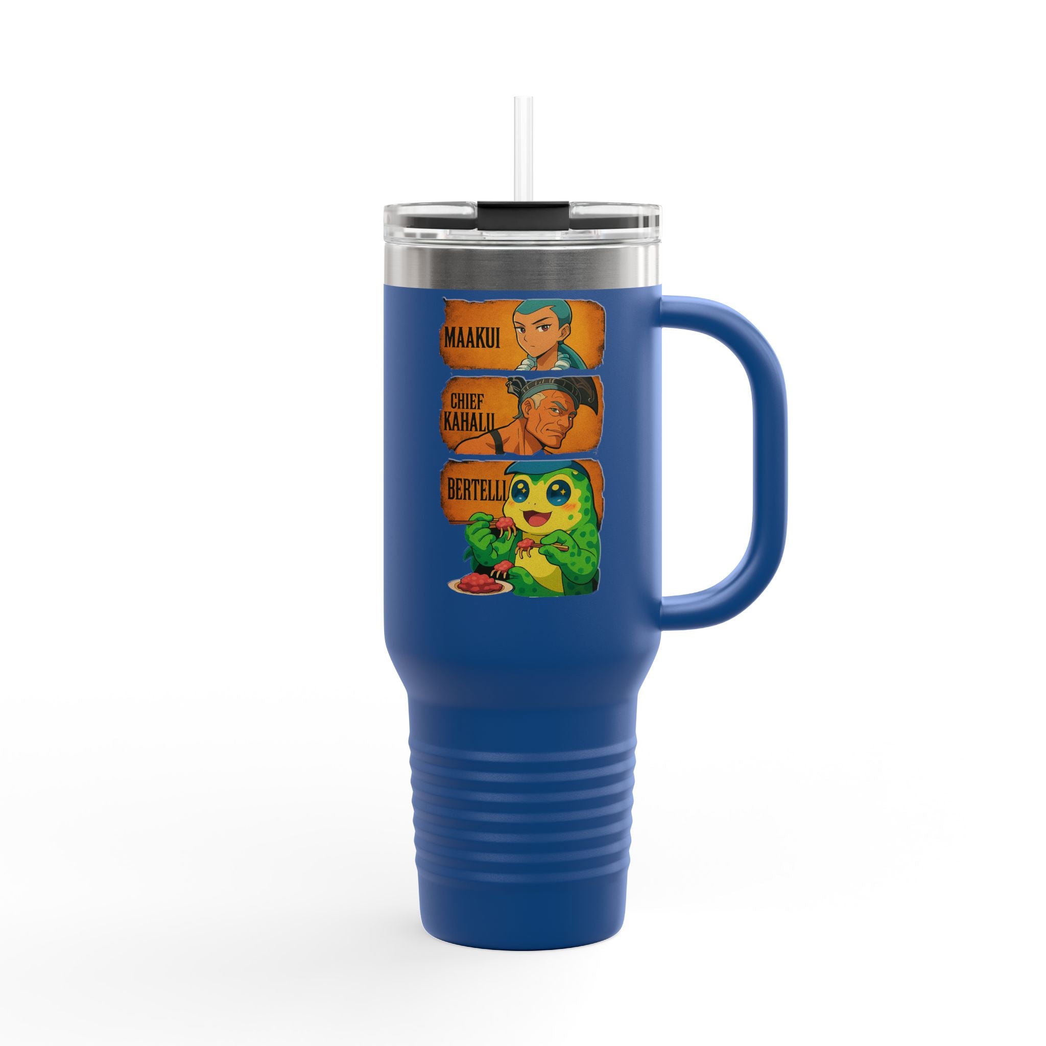 Insulated Travel Mug with Anime Vibes, Perfect for Adventurers, Coffee Lovers, Gifts for Friends, Travel Accessories, Eco-Friendly Drinkware