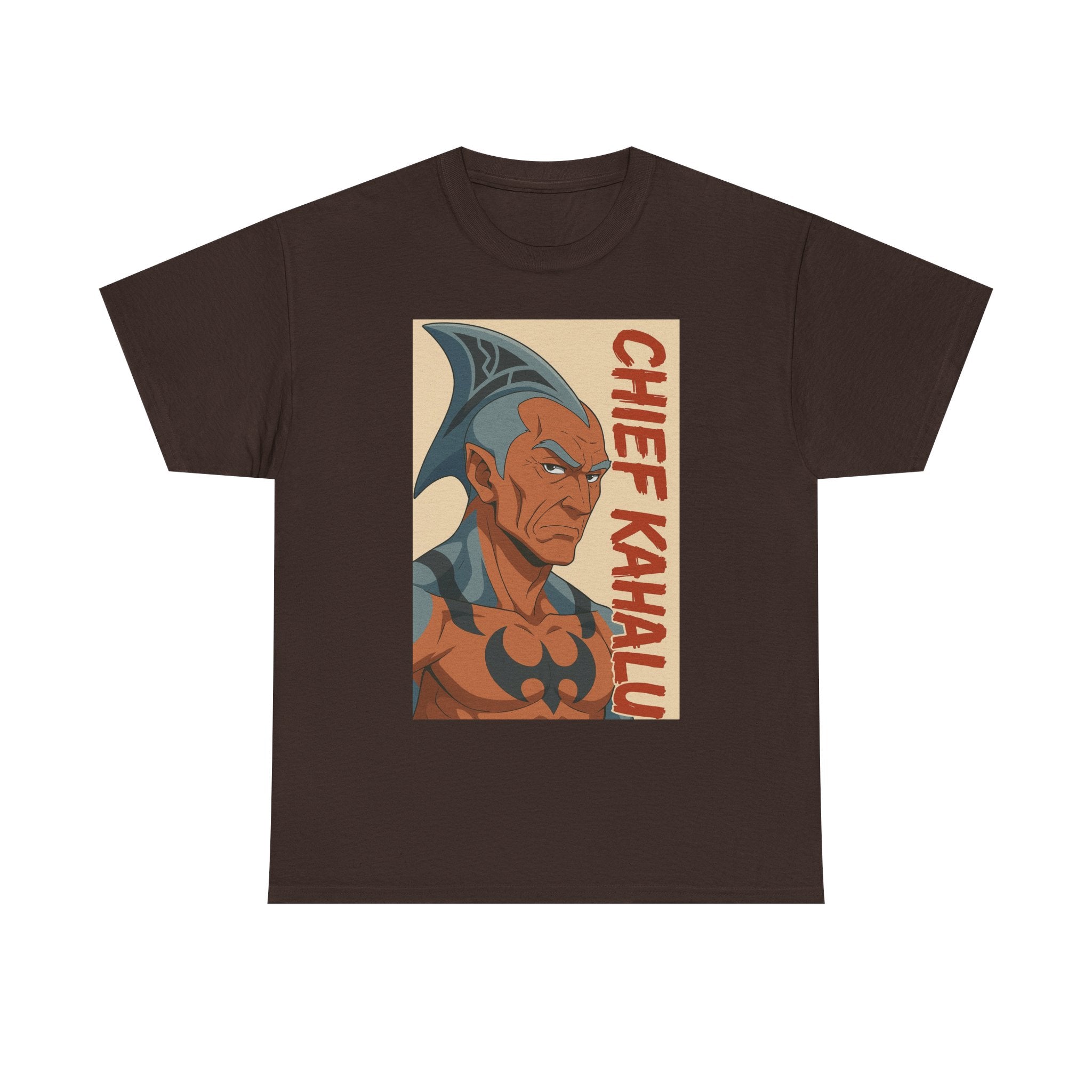 Chief Kahalu Graphic Tee, Unisex Heavy Cotton Shirt, Casual Wear, Gift for Fans, Graphic T-Shirt for Collectors