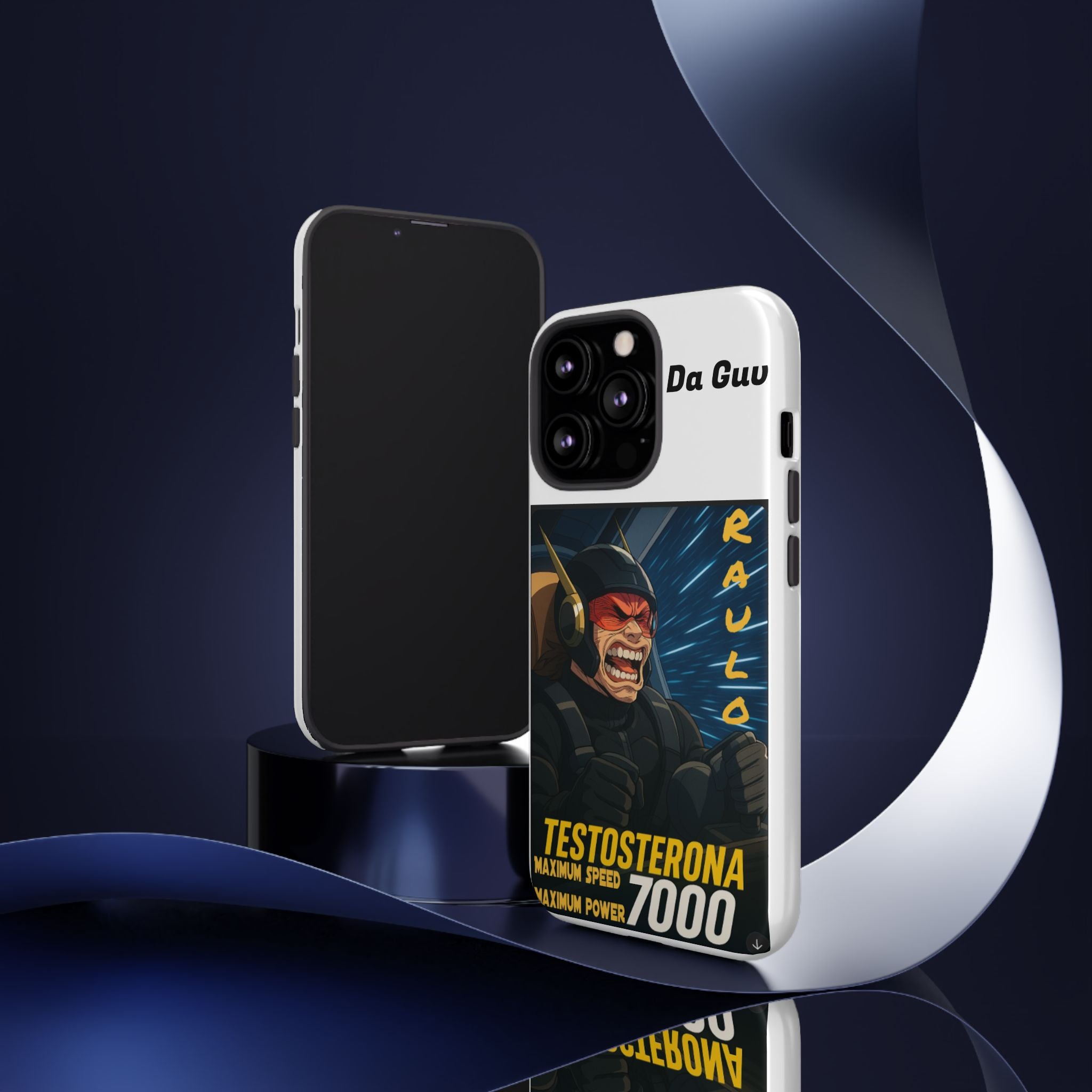 Anime Raulo Tough Cases - Sci-Fi Book Theme, Testosterona 7000, Phone Cover, Protective Shell, Unique Design, Gift for Sci-Fi Fans