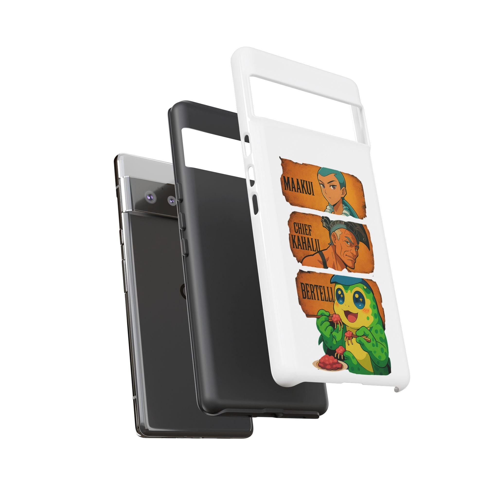 Tough Cases - Anime Phone Case Featuring Maakui, Chief Kahaili, and Bertelli, Great Gift for Fans, Personalized, Trendy, Durable