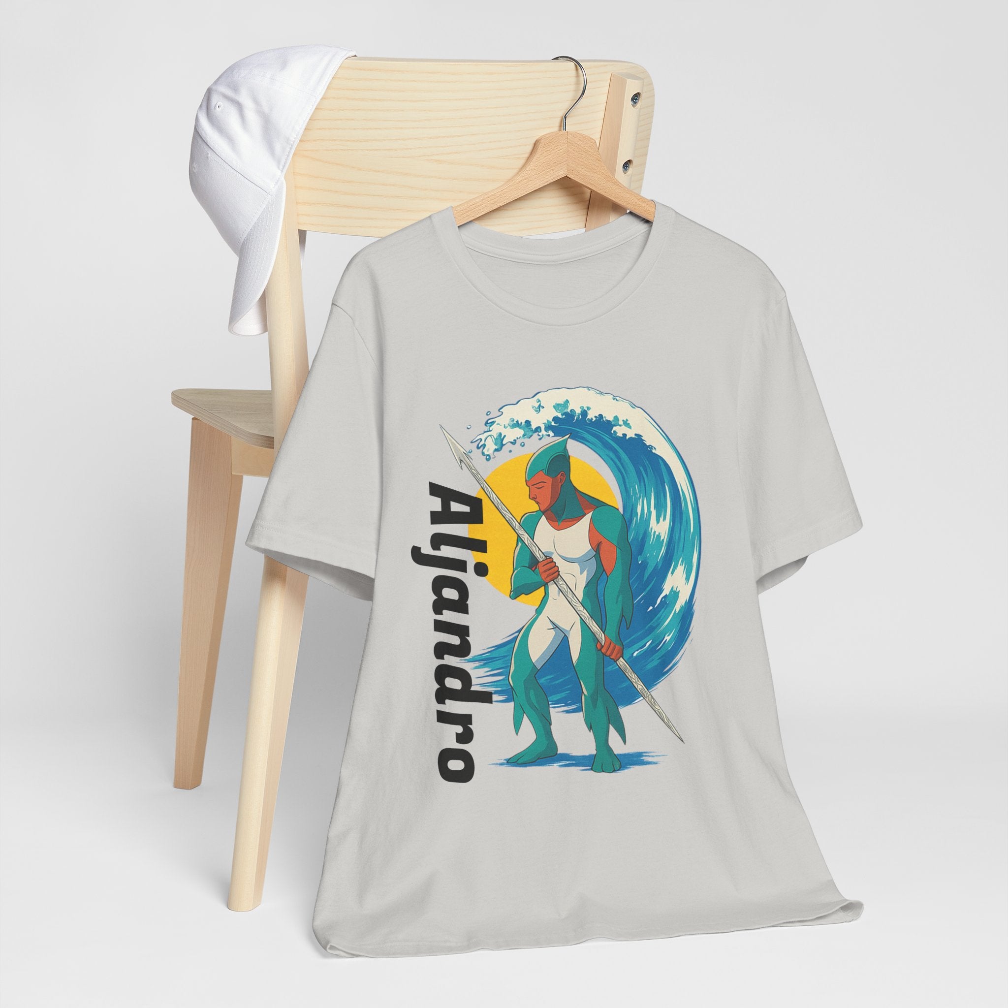 Aljandro Wave Warrior T-Shirt — Personalized 'Aljandro' Surf Guardian Tee