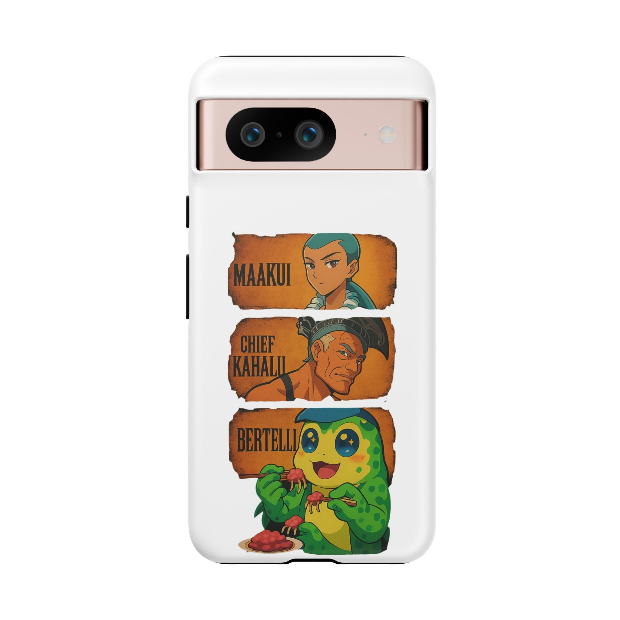Tough Cases - Anime Phone Case Featuring Maakui, Chief Kahaili, and Bertelli, Great Gift for Fans, Personalized, Trendy, Durable
