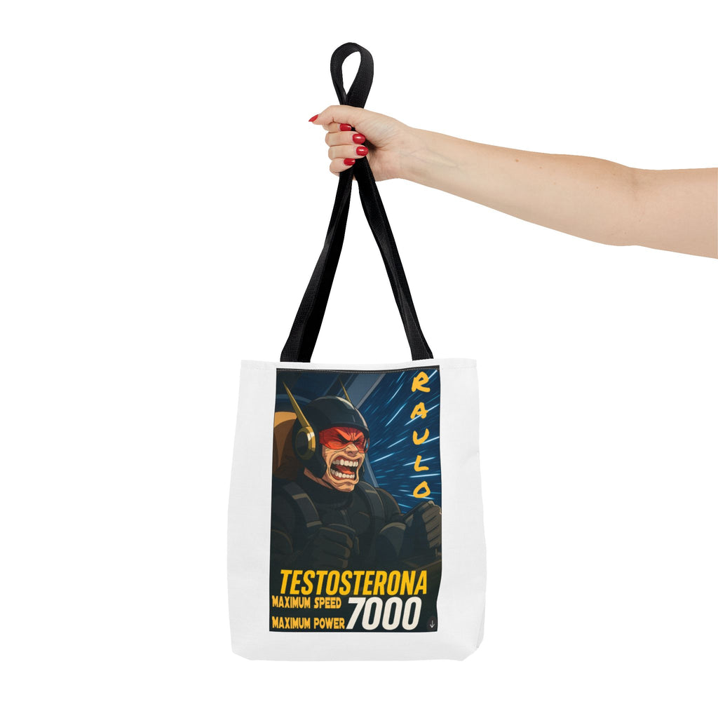 Anime Raulo Tote Bag, testosterona 7000, Da Guv Shopping Bag, Gift for Him, Casual Daily Use, Fitness Tote, Unique Design