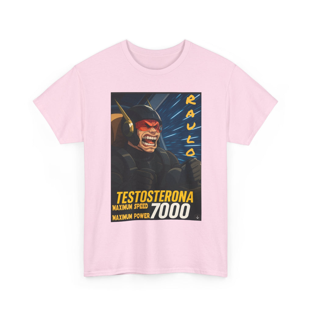 Sci-Fi Anime Raulo Testosterona Tee, Da Guv Book Fan Shirt, Unisex Cotton Top, Gift for Sci-Fi Lovers, Tee for Anime Enthusiasts