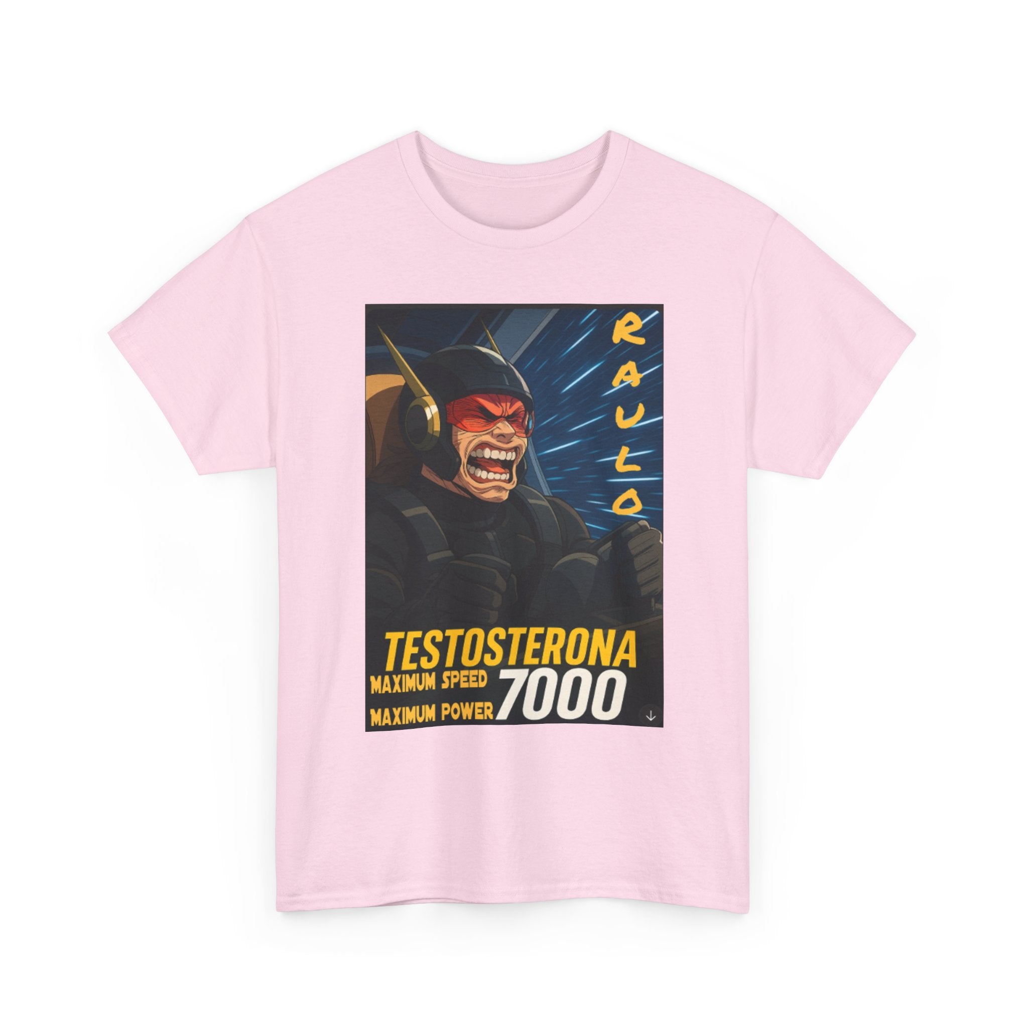 Sci-Fi Anime Raulo Testosterona Tee, Da Guv Book Fan Shirt, Unisex Cotton Top, Gift for Sci-Fi Lovers, Tee for Anime Enthusiasts