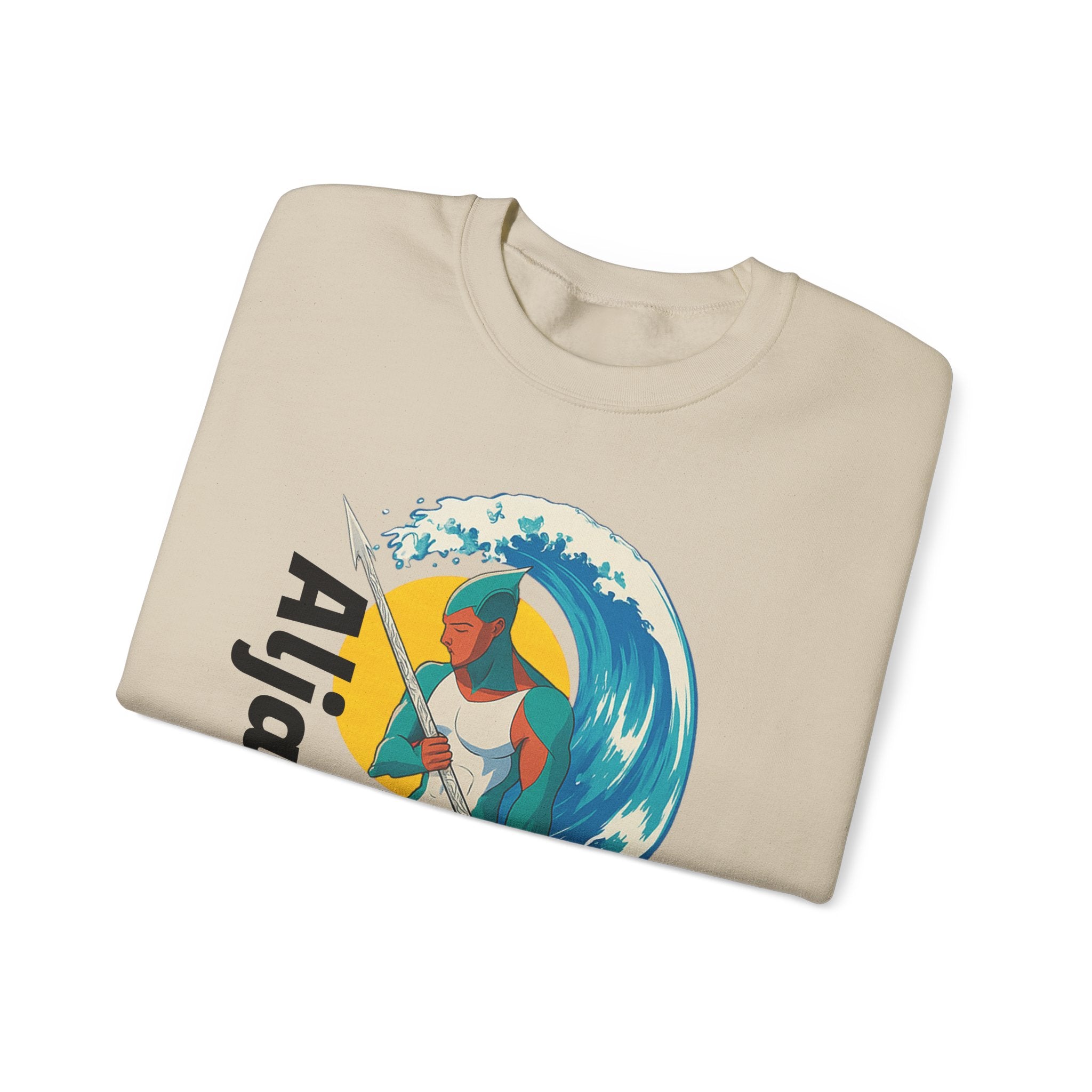 Kraken Hunter Graphic Sweatshirt — Personalized 'Aljandro' Wave Design