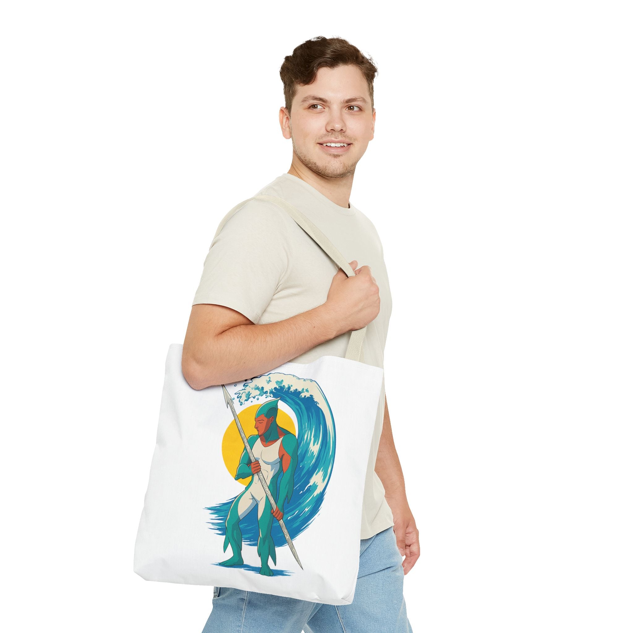 Anime Aljandro Tote Bag - Stylish Eco-Friendly Bag, Unique Gift, Beach Tote, Everyday Carry, Graphic Art Bag