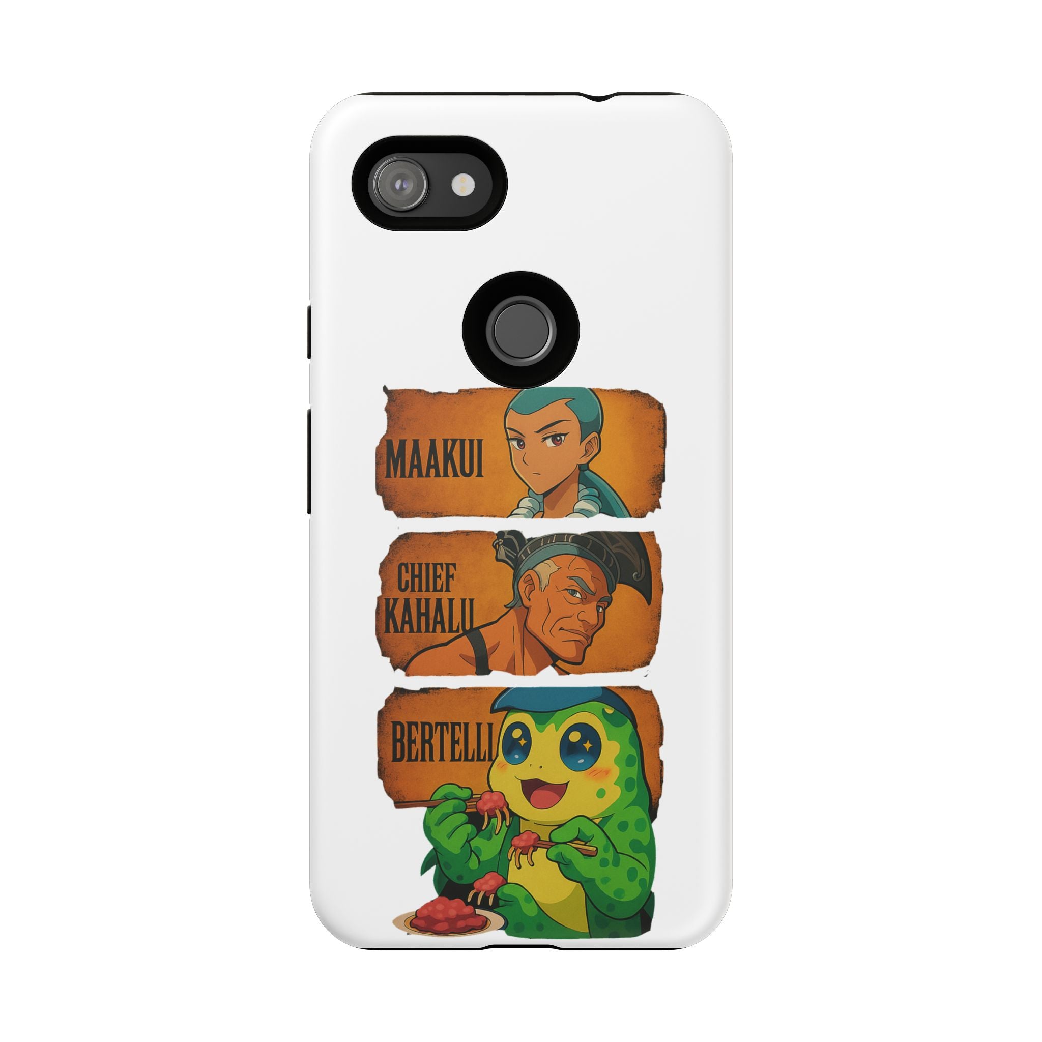 Tough Cases - Anime Phone Case Featuring Maakui, Chief Kahaili, and Bertelli, Great Gift for Fans, Personalized, Trendy, Durable
