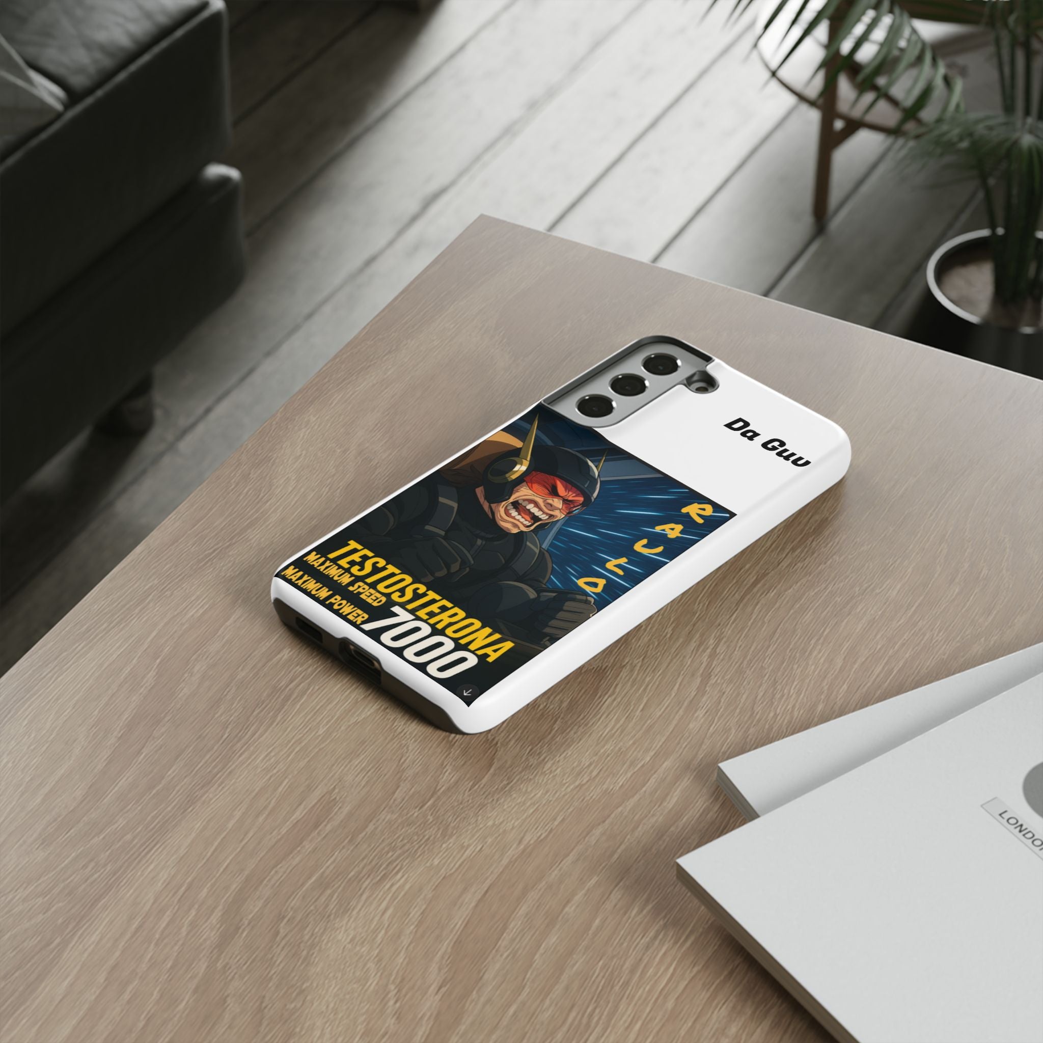 Anime Raulo Tough Cases - Sci-Fi Book Theme, Testosterona 7000, Phone Cover, Protective Shell, Unique Design, Gift for Sci-Fi Fans