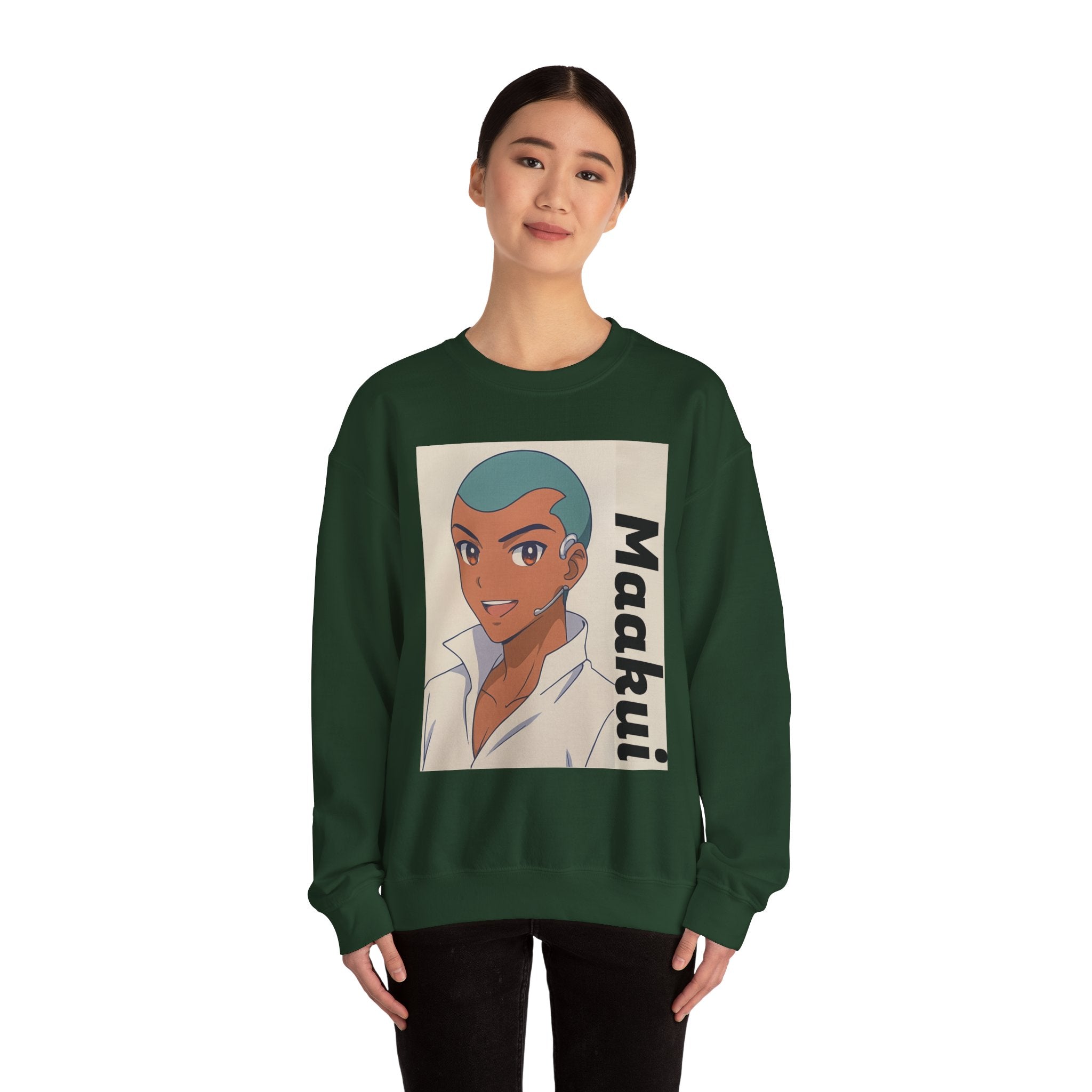 Maakui, anime character Crewneck Sweatshirt - Perfect for Everyday Wear, Unique Gift, Cozy Fashion