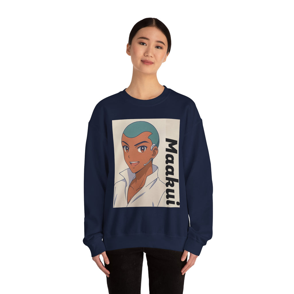 Maakui, anime character Crewneck Sweatshirt - Perfect for Everyday Wear, Unique Gift, Cozy Fashion