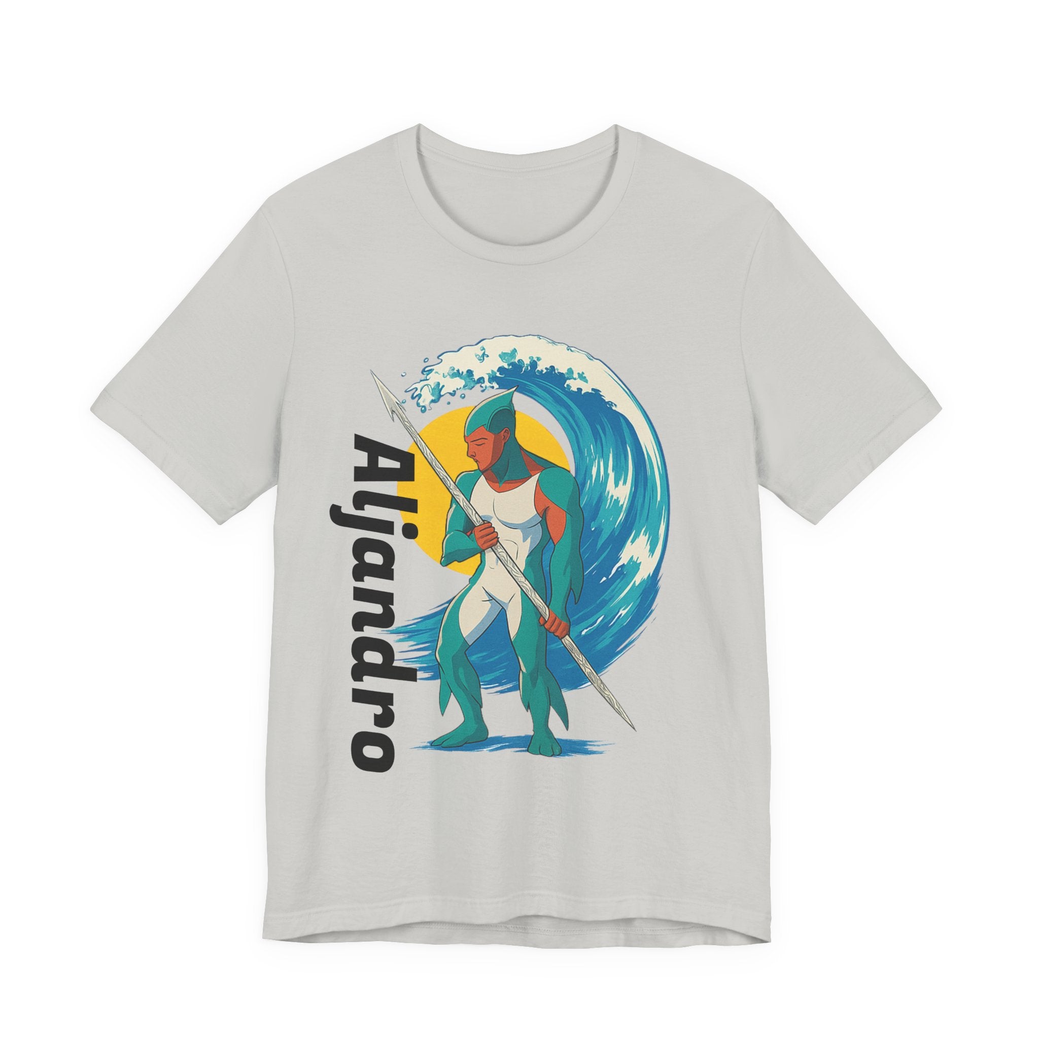 Aljandro Wave Warrior T-Shirt — Personalized 'Aljandro' Surf Guardian Tee